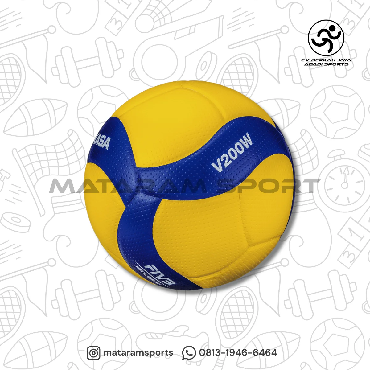 Bola Voli Mikasa V200W