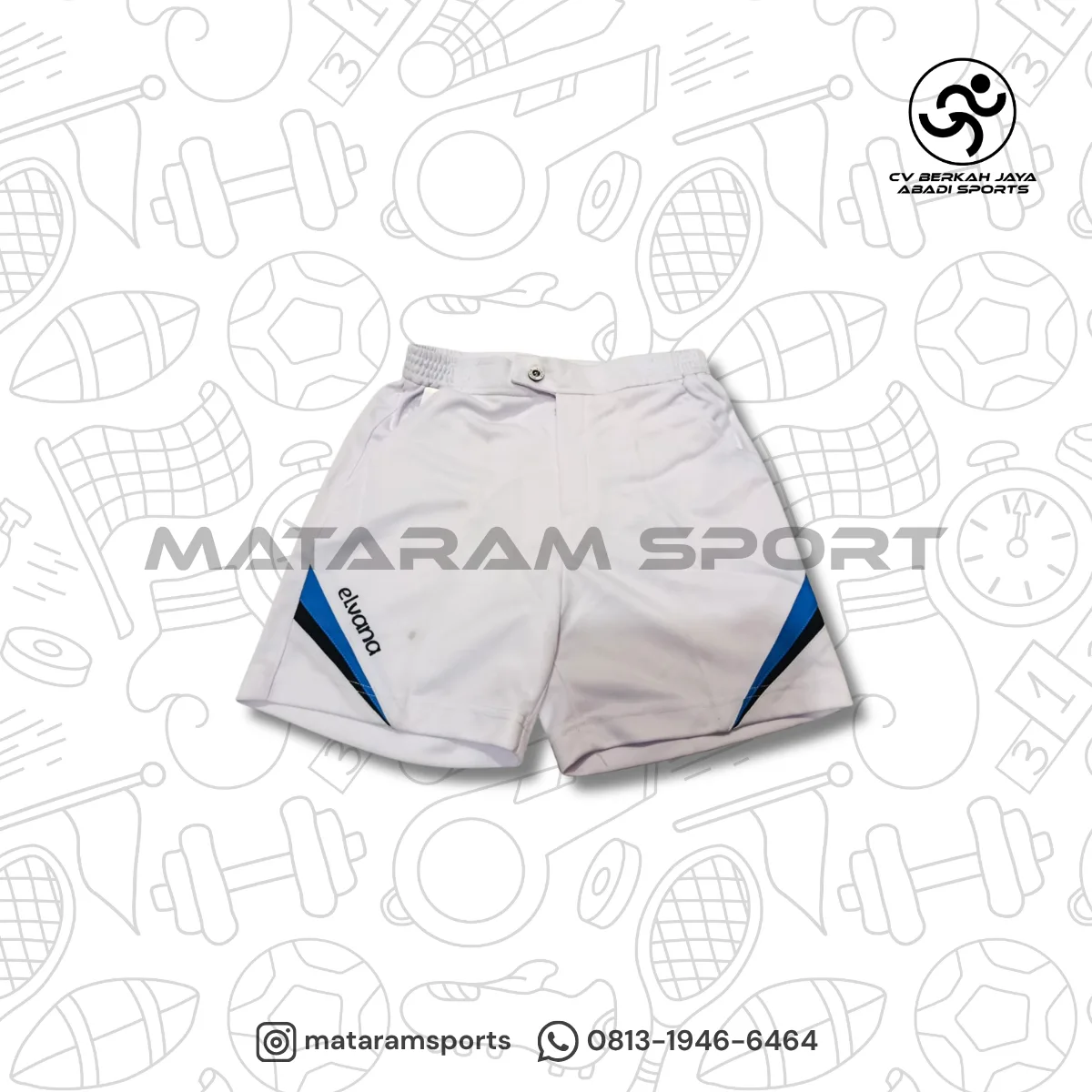Celana Pendek Elvana / Celana Badminton Elvana 3