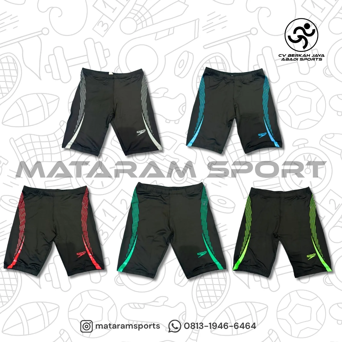Celana Renang Dewasa Speedo 45 cm (D045 1358)