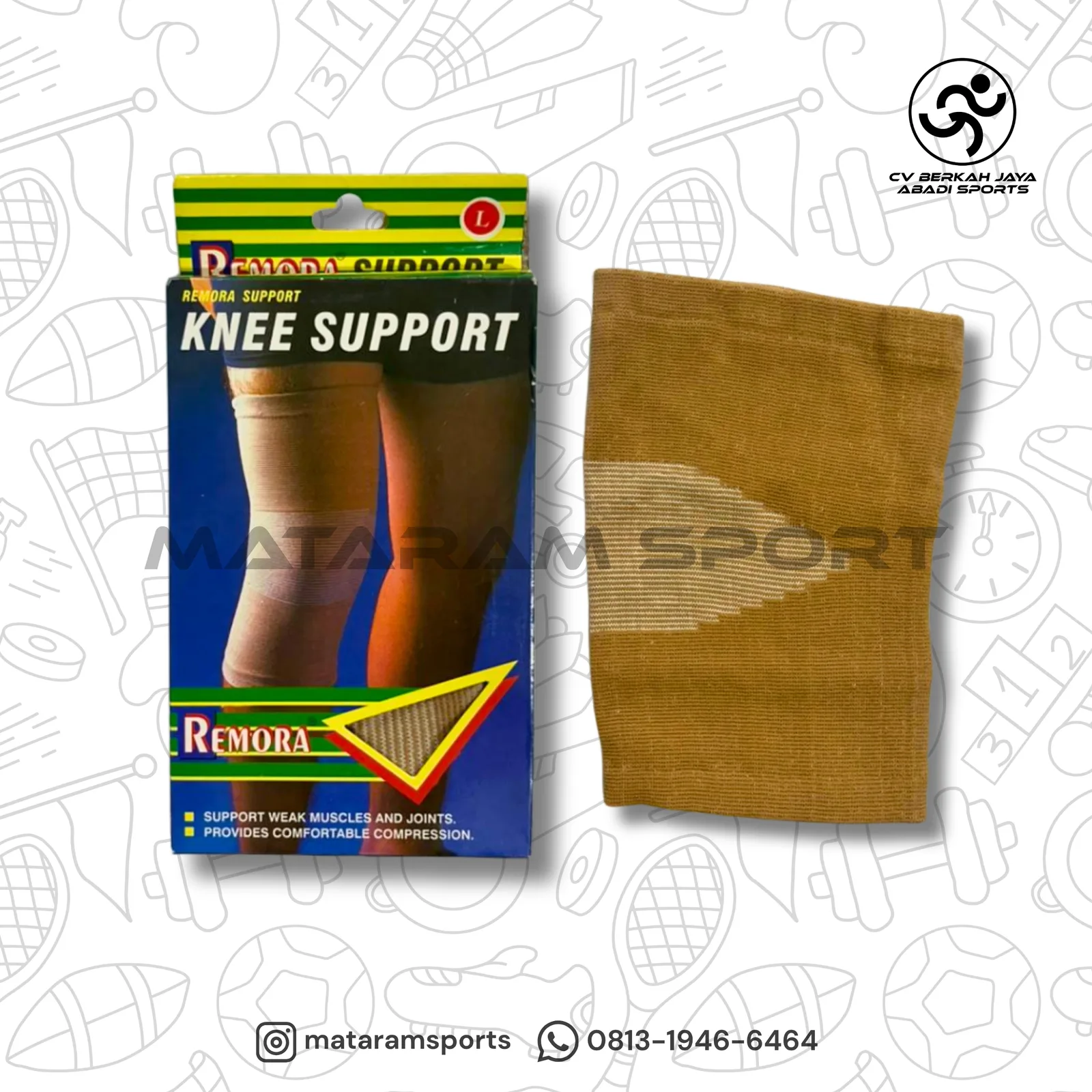 Deker Lutut / Knee Support Remora