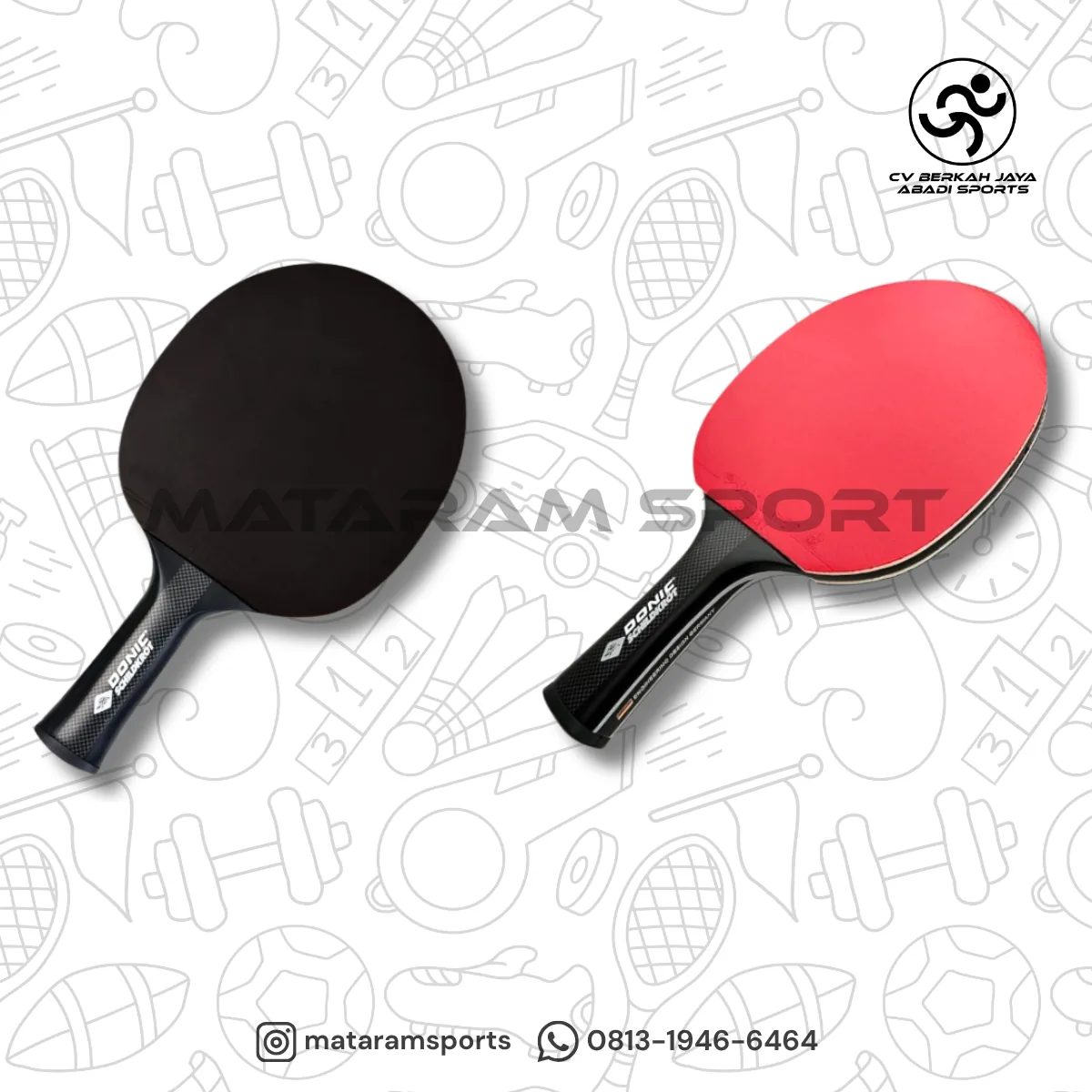 Donic Carbotec 3000 Table Tennis Bed 2