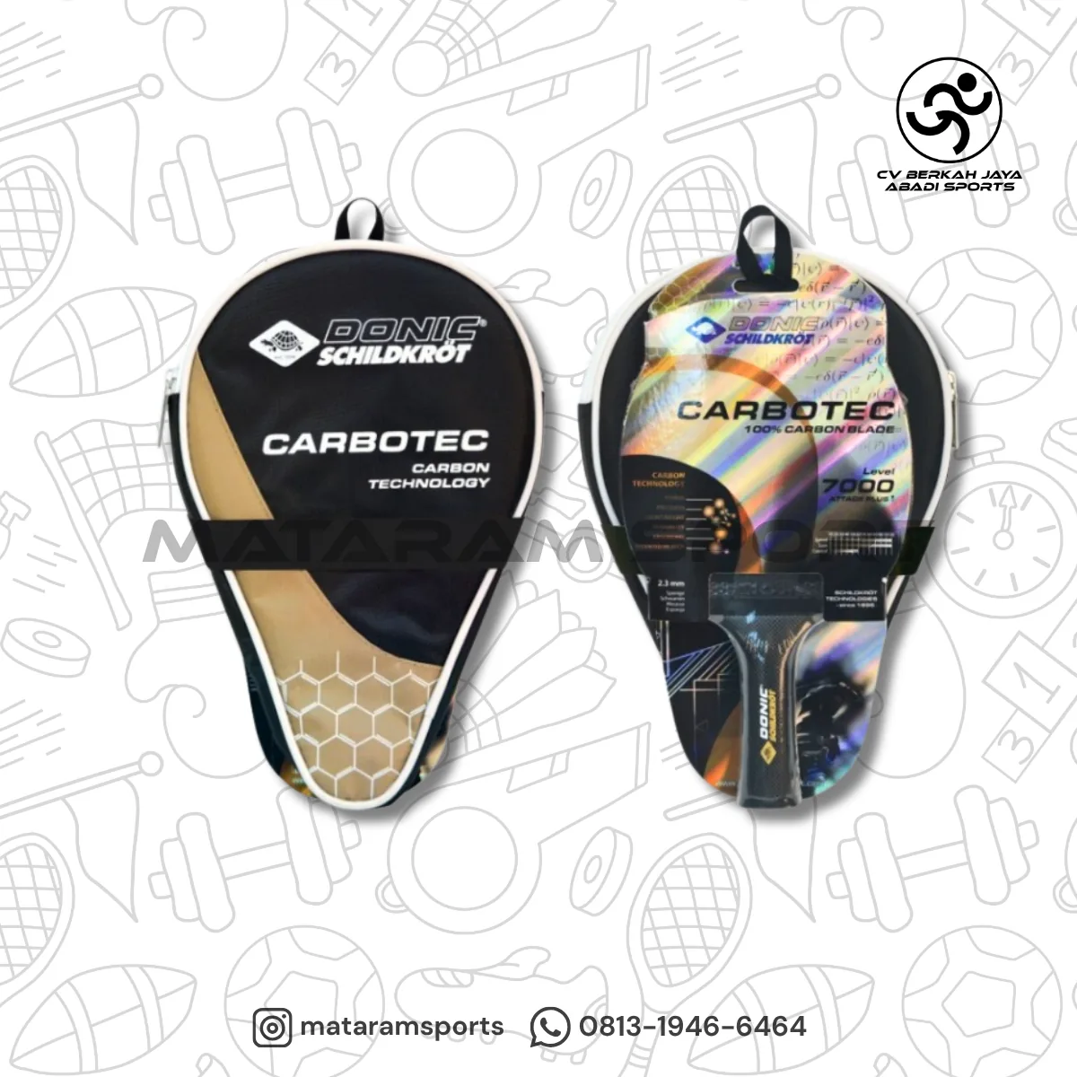 Donic Carbotec 7000 Table Tennis Bed