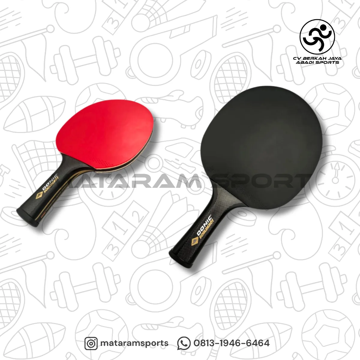 Donic Carbotec 7000 Table Tennis Bed 3