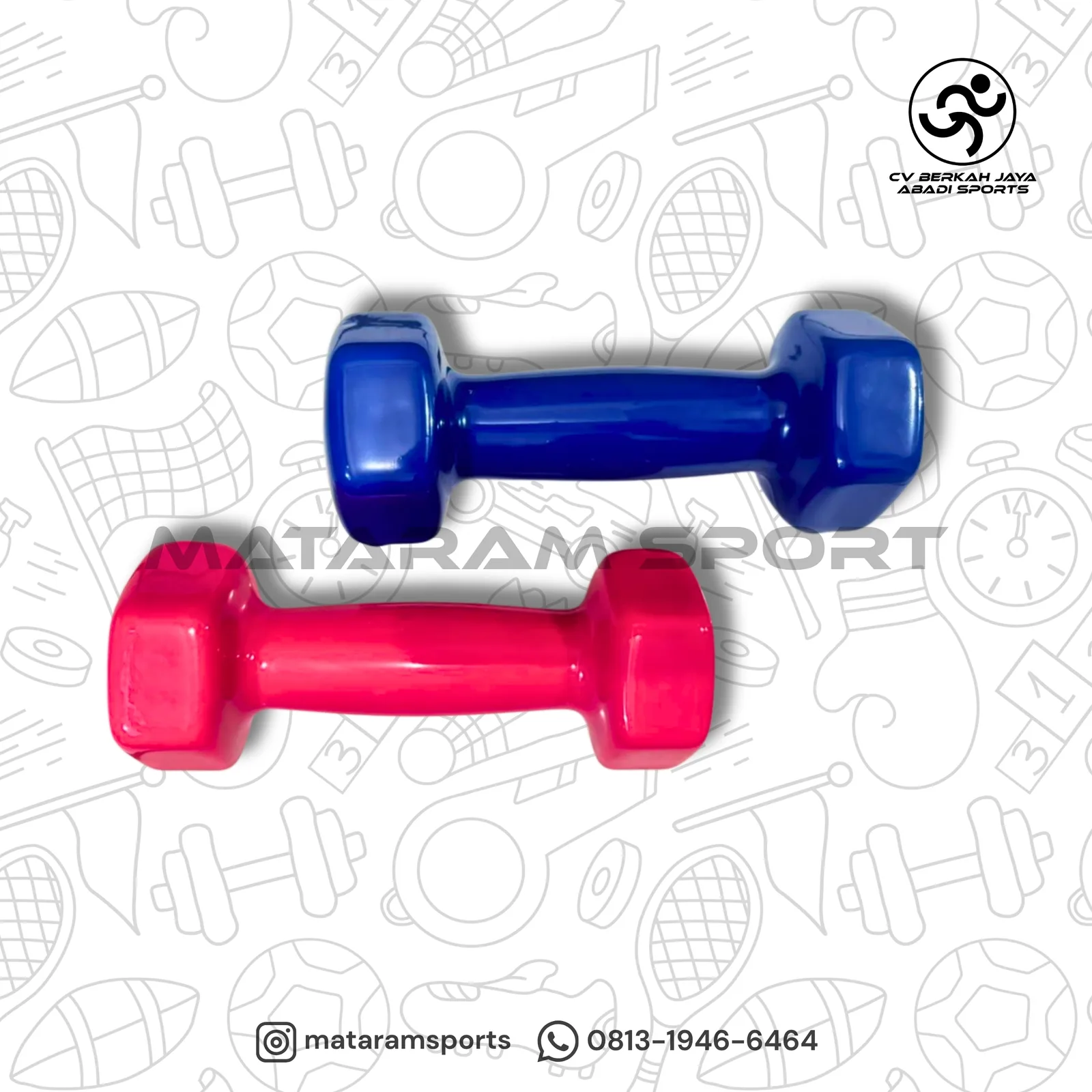 Dumbbell Vinyl ROX 1 Kg - 5 Kg 3