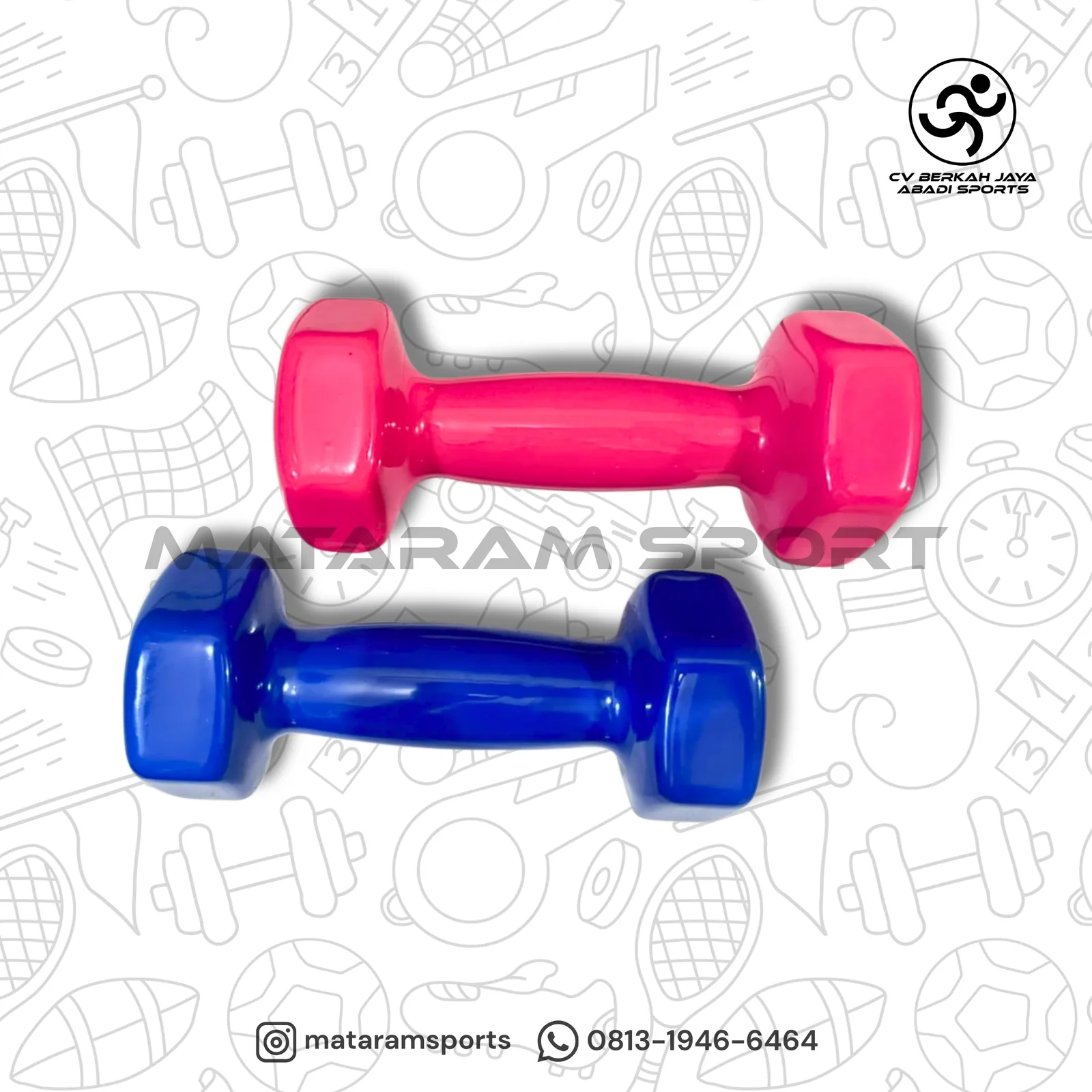 Dumbbell Vinyl ROX 1 Kg - 5 Kg 4