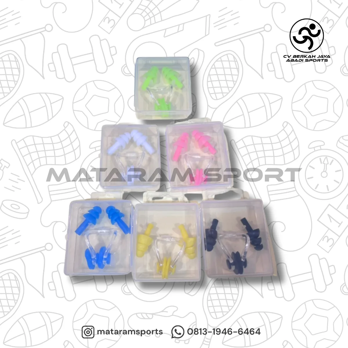 Ear Plug & Nose Clip Renang 2