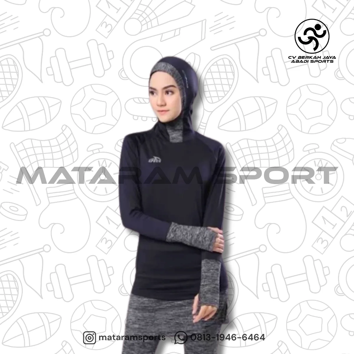 Esorra Hijab Cap Baselayer LS W Specs