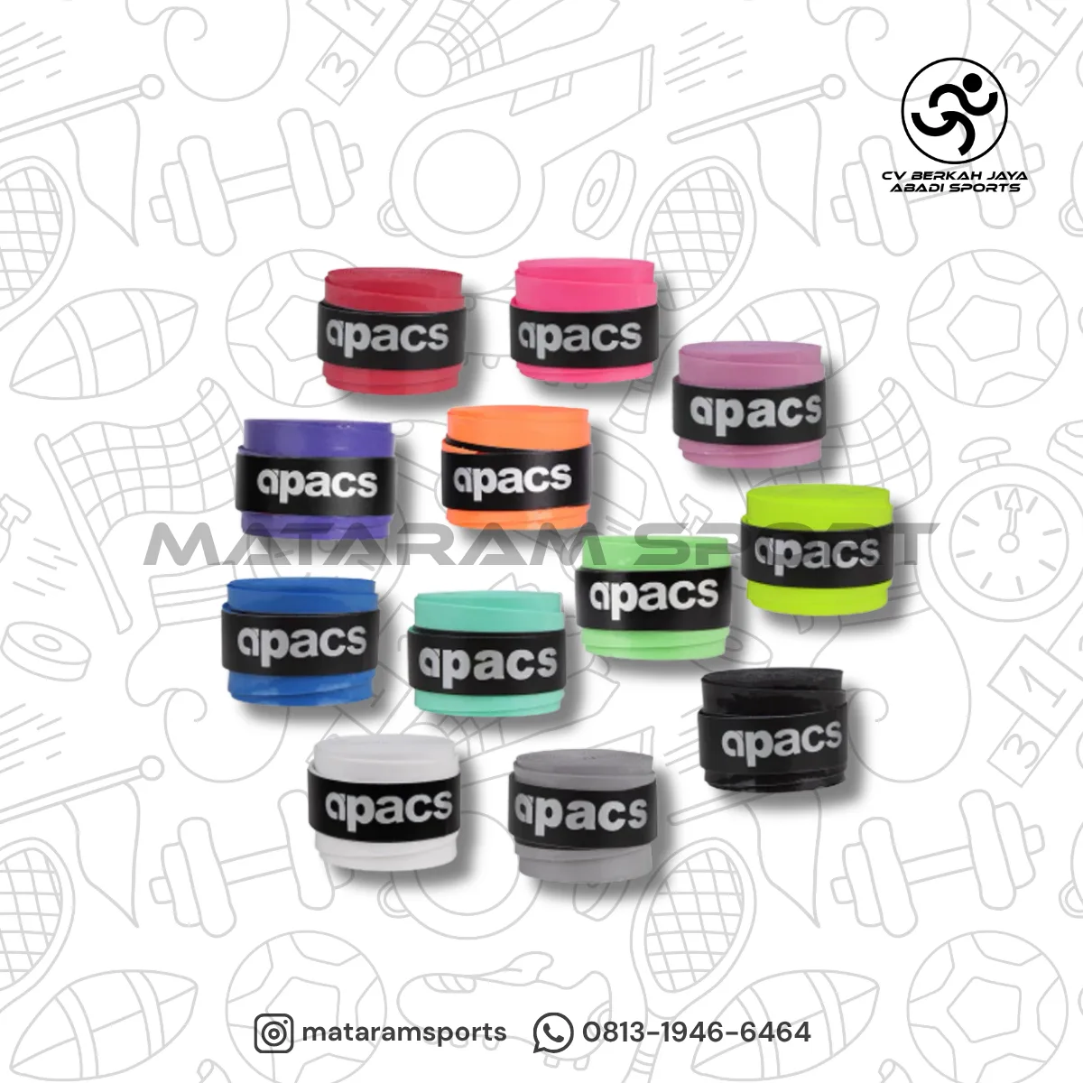 Grip Badminton Karet Apacs