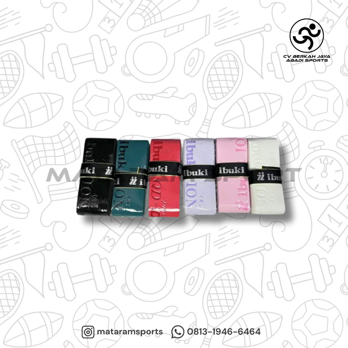 Grip Karet Badminton IBUKI