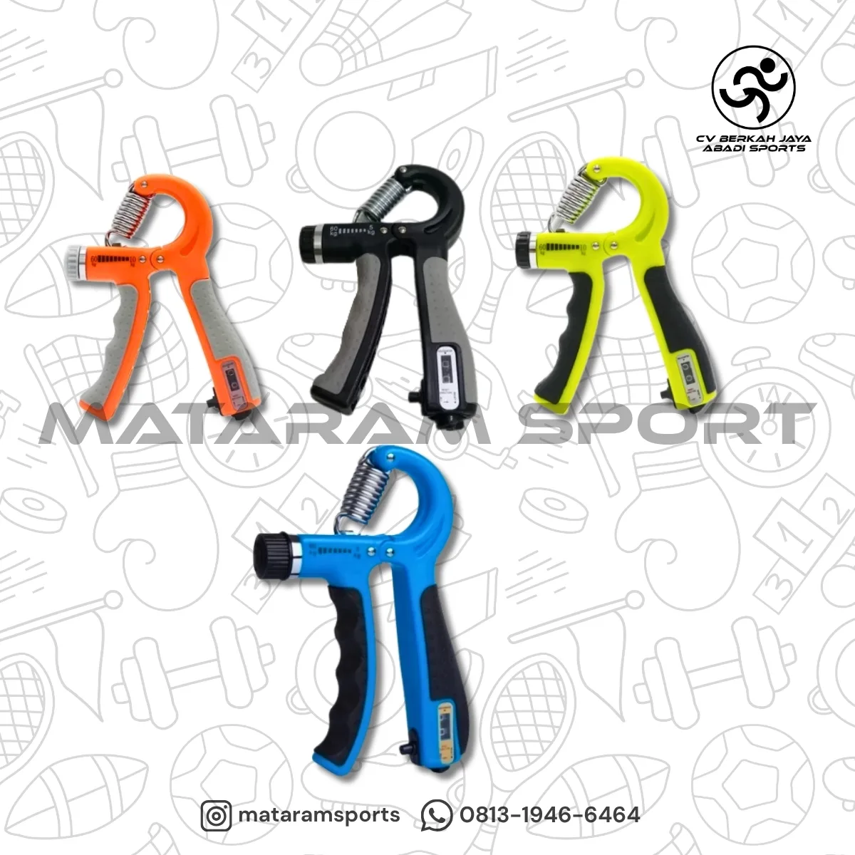 Hand Grip Optima Adjustable Counter 5-60 Kg