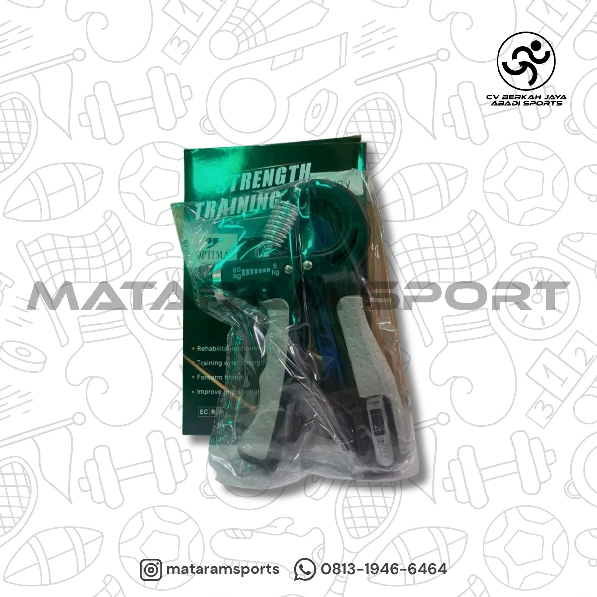 Hand Grip Optima Adjustable Counter 5-60 Kg 5