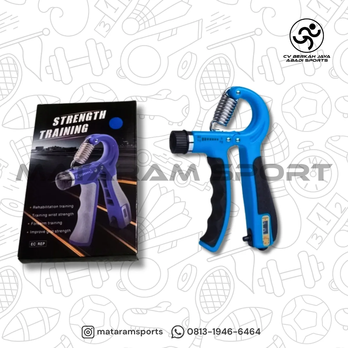 Hand Grip Optima Adjustable Counter 5-60 Kg 3
