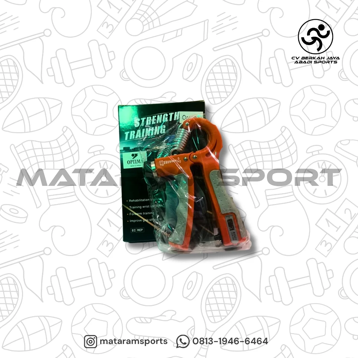 Hand Grip Optima Adjustable Counter 5-60 Kg 4