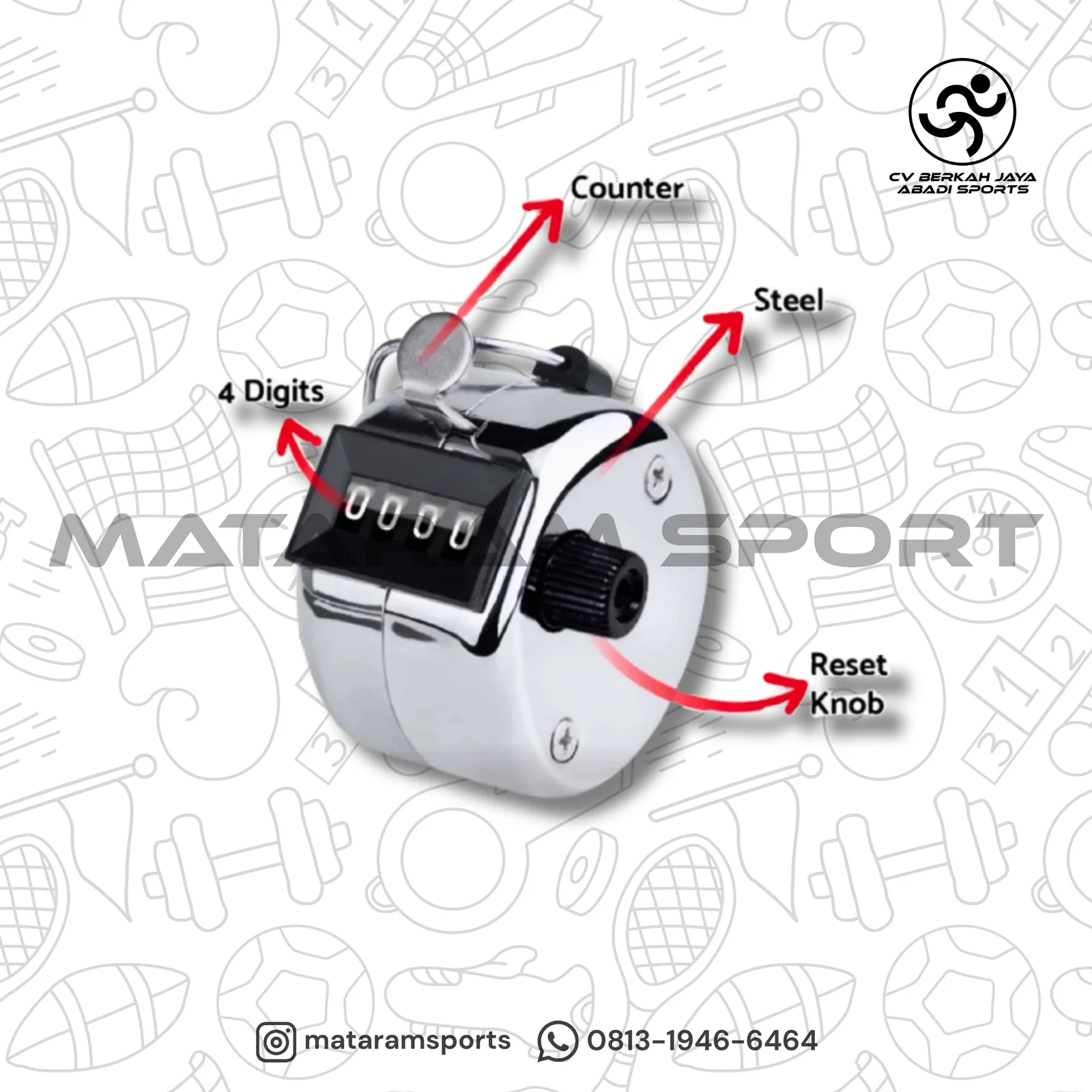 Hand Tally Counter ROX