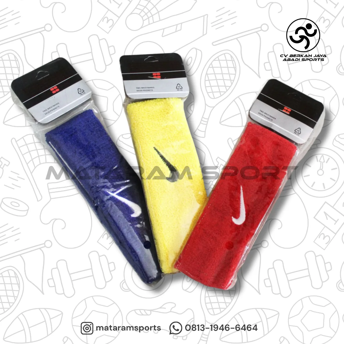Headband Nike Ikat Kepala Olahraga Lokal 2