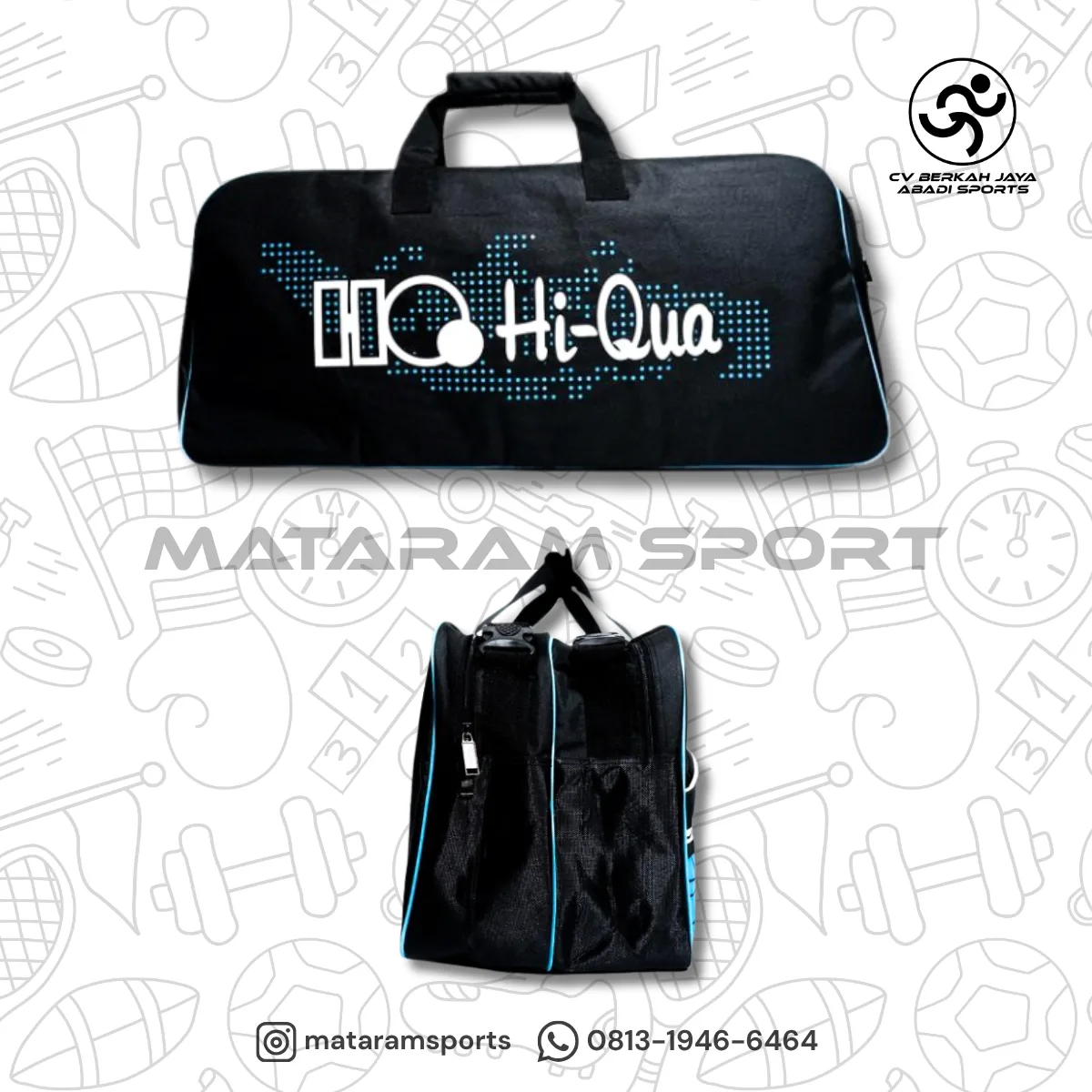 Hi-Qua Vertic Tas Raket Badminton Rit 2 5