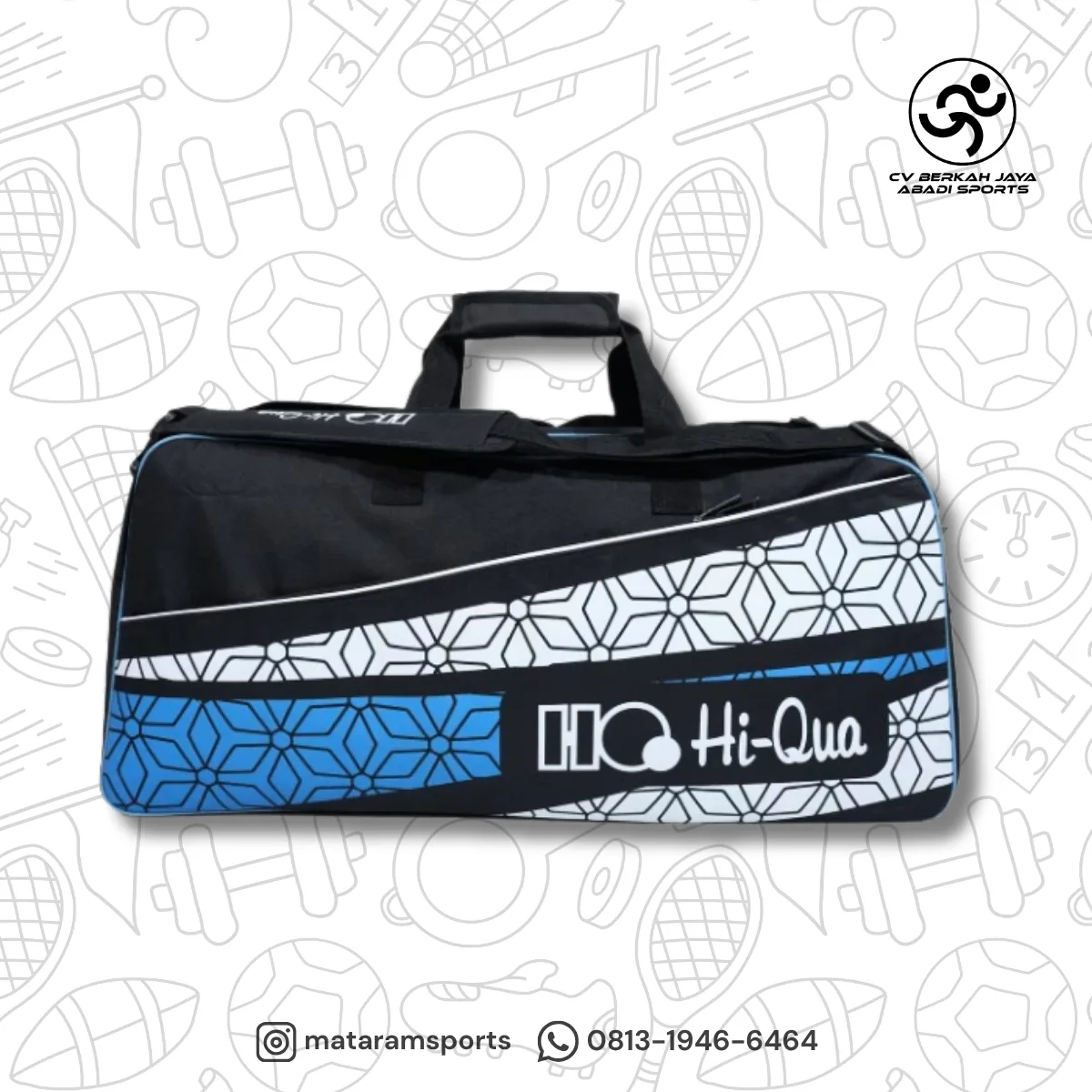 Hi-Qua Vertic Tas Raket Badminton Rit 2 3
