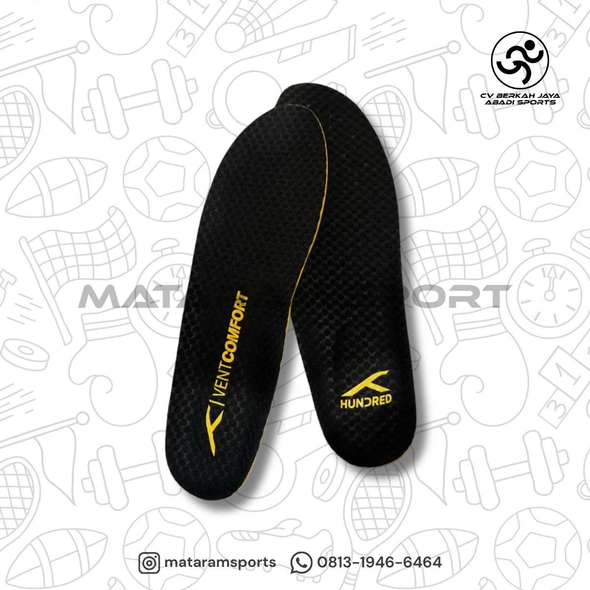 Insole Sepatu Hundred Vent Comfort - HBFO-45055