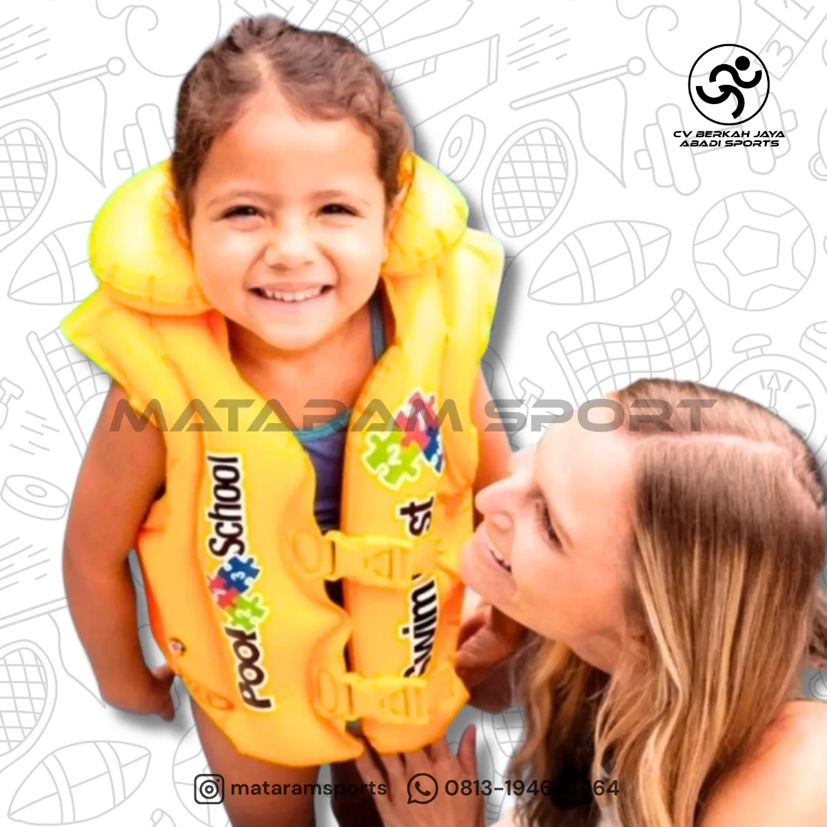 INTEX ROMPI RENANG ANAK / JACKET PELAMPUNG RENANG ANAK 2