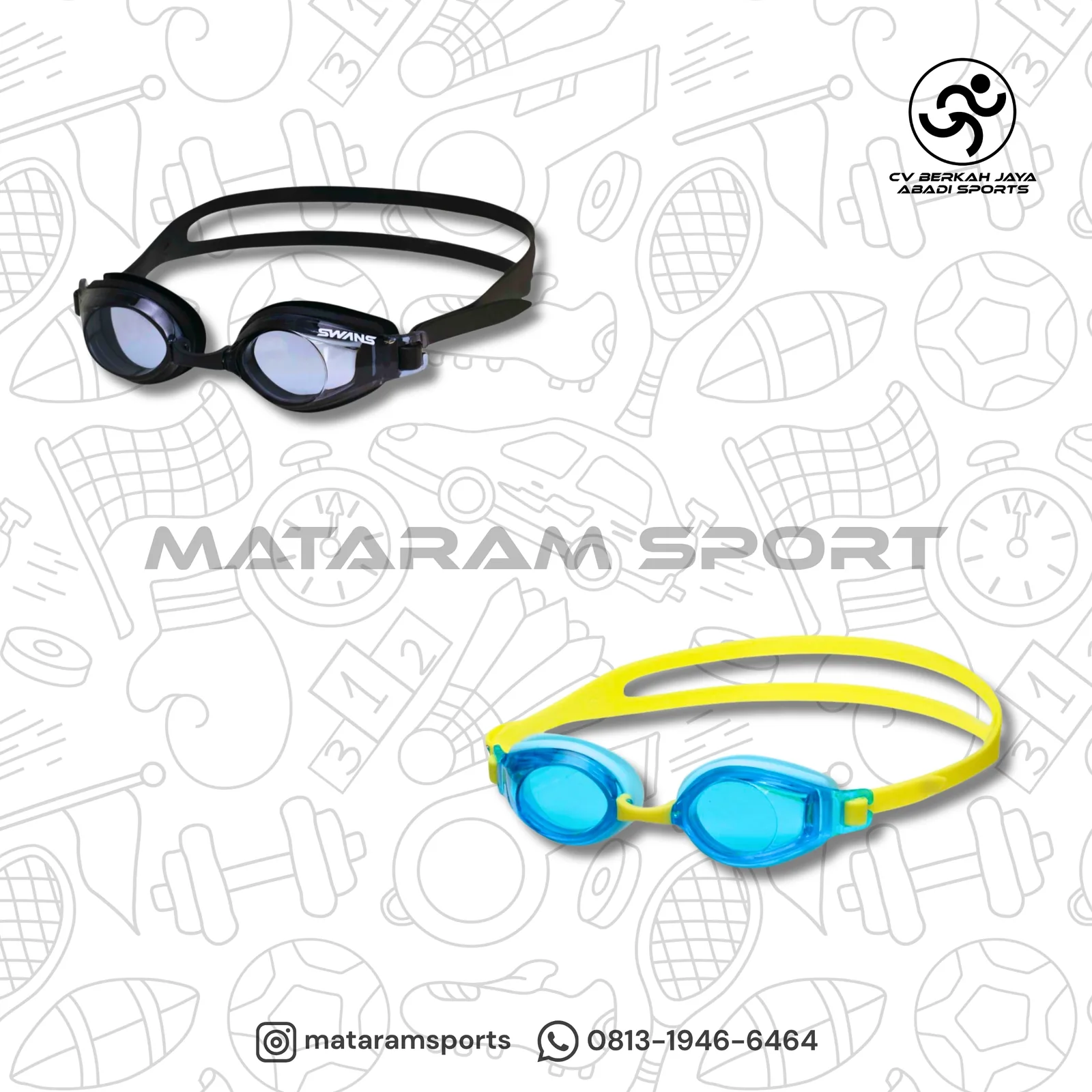 Kacamata Renang Swans SJ 22 N Junior