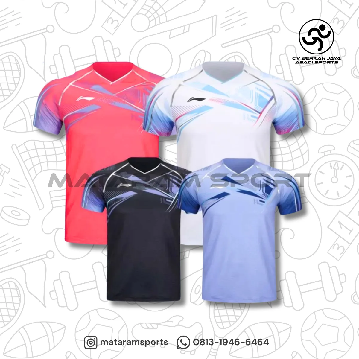 Kaos / Jersey Badminton Lining Competition Player Series AAYT579-1