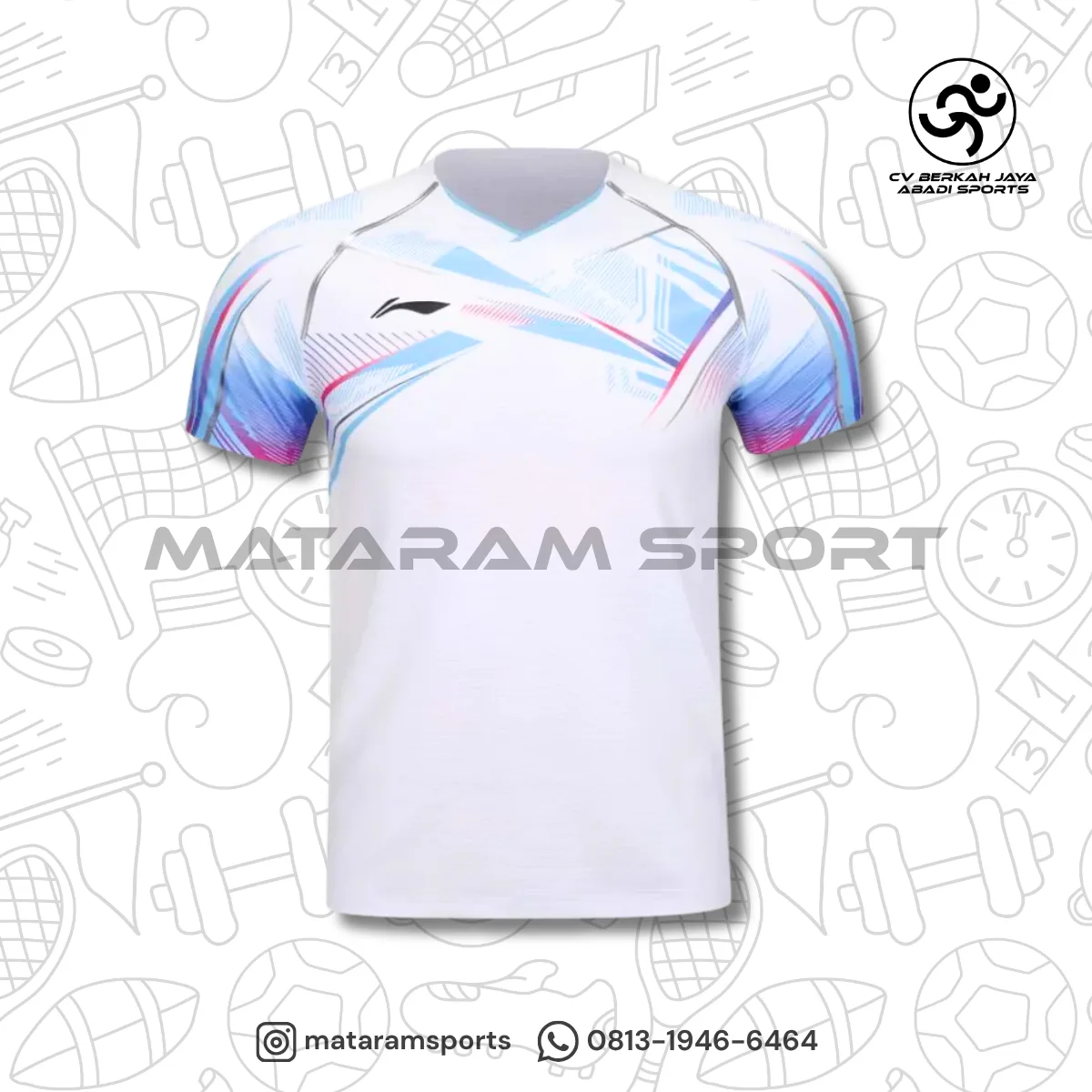 Kaos / Jersey Badminton Lining Competition Player Series AAYT579-1 3