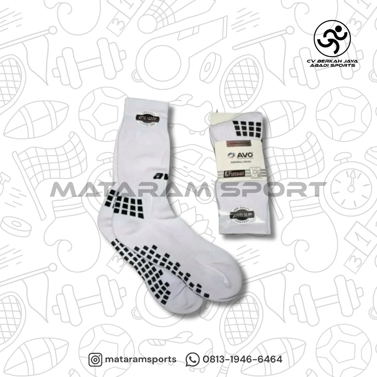 KAOS KAKI ANTI SLIP AVO 3