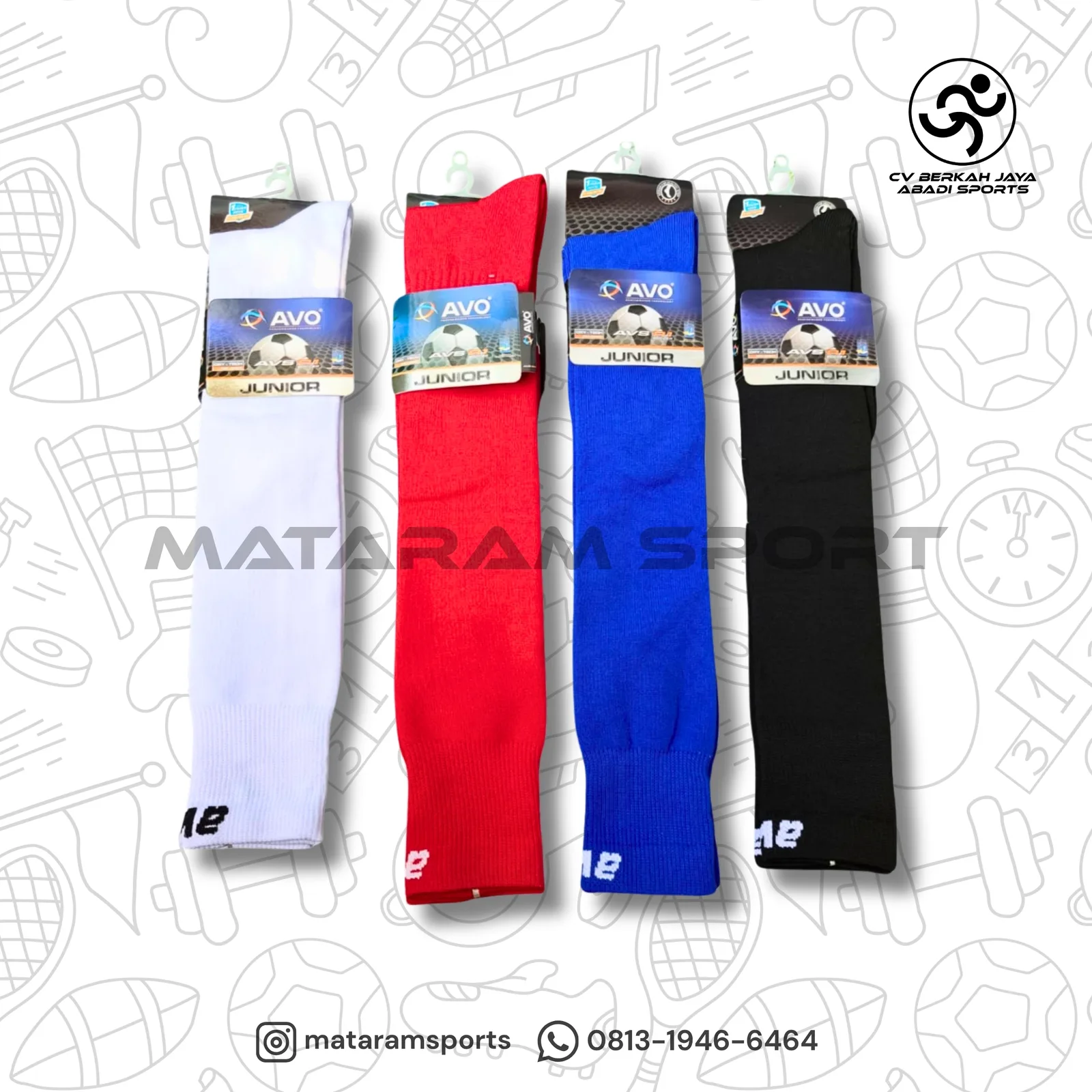 Kaos Kaki Bola/Futsal Junior AVO