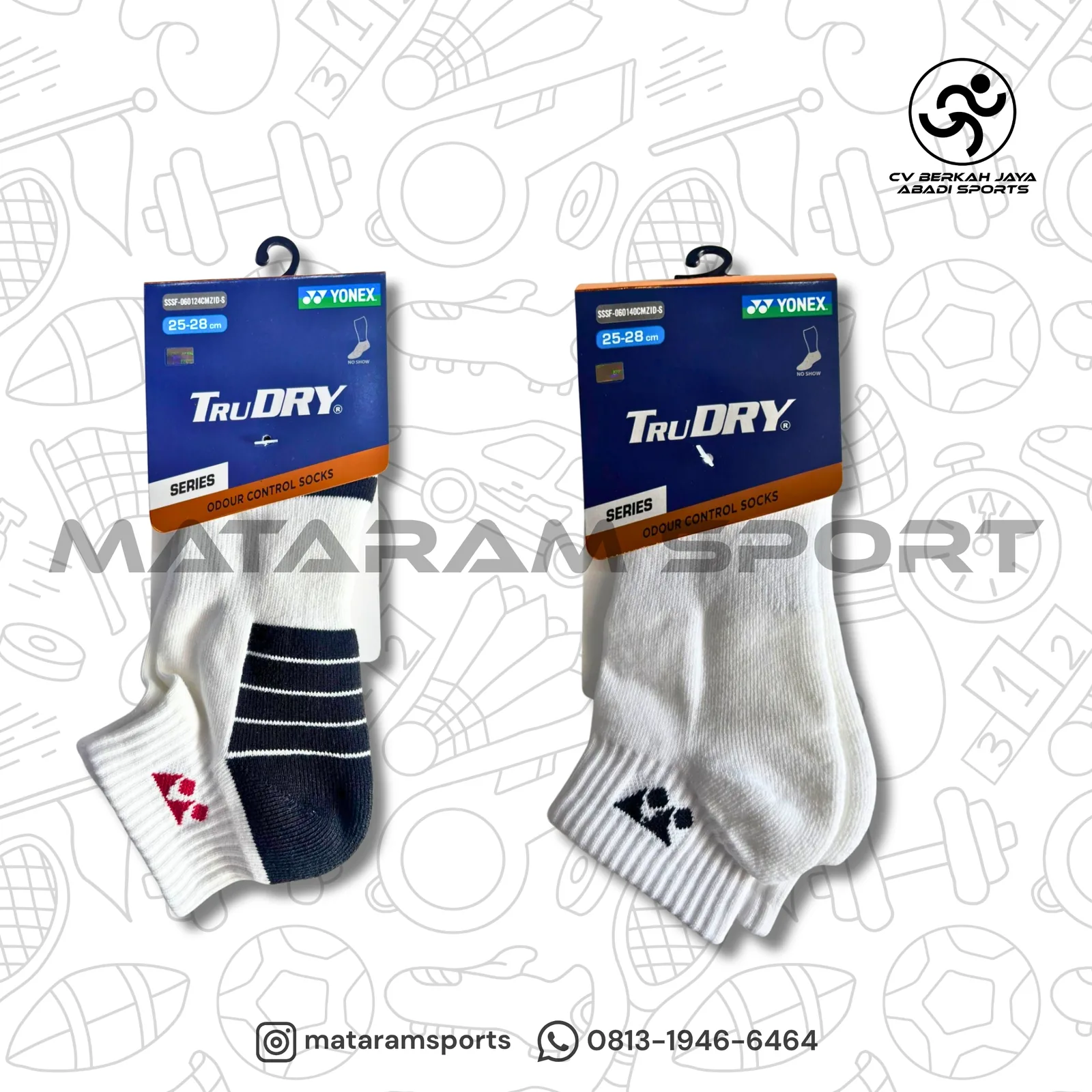 Kaos Kaki Yonex TruDRY Ankle Low CMZID-S