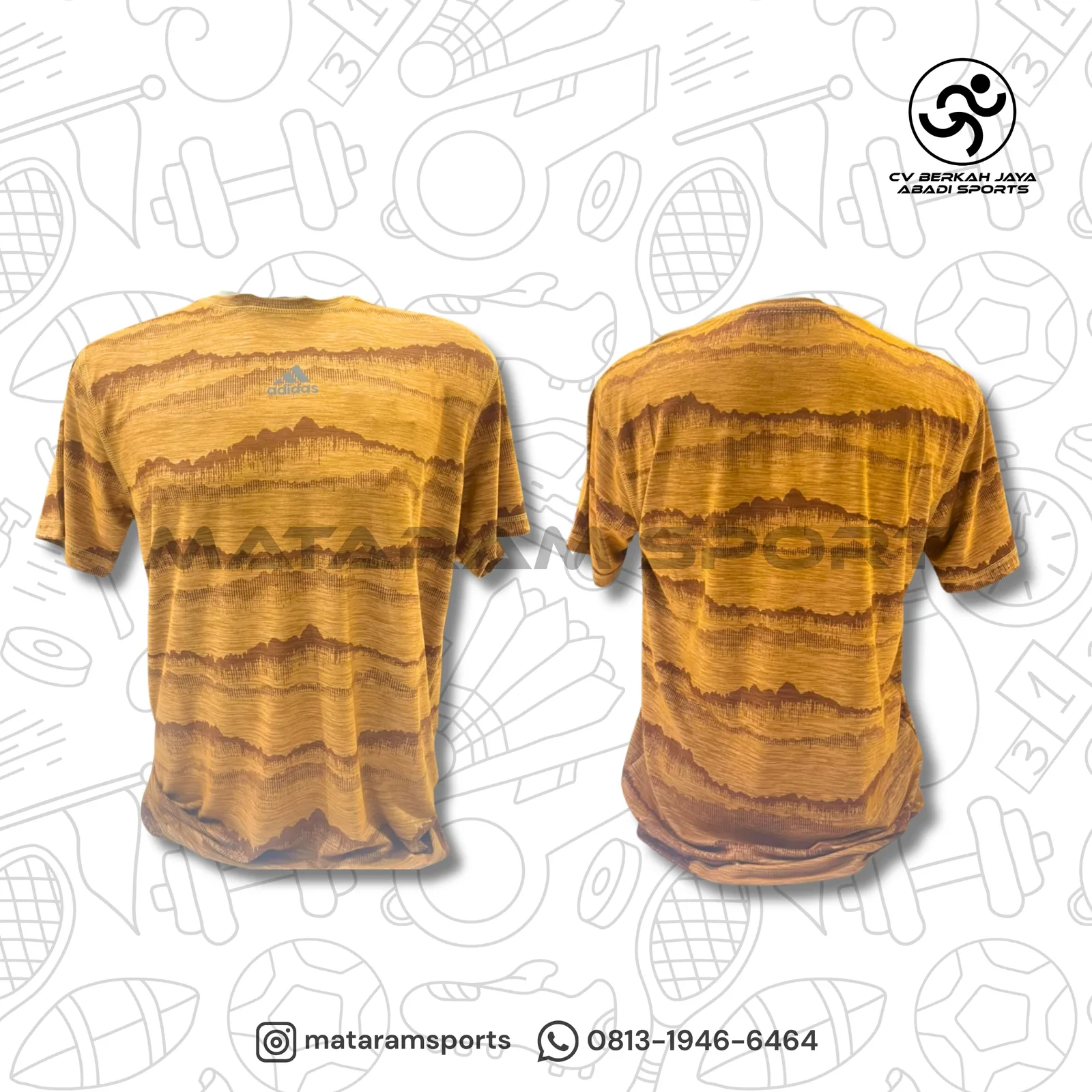 Kaos Olahraga Adidas Motif Logo 5