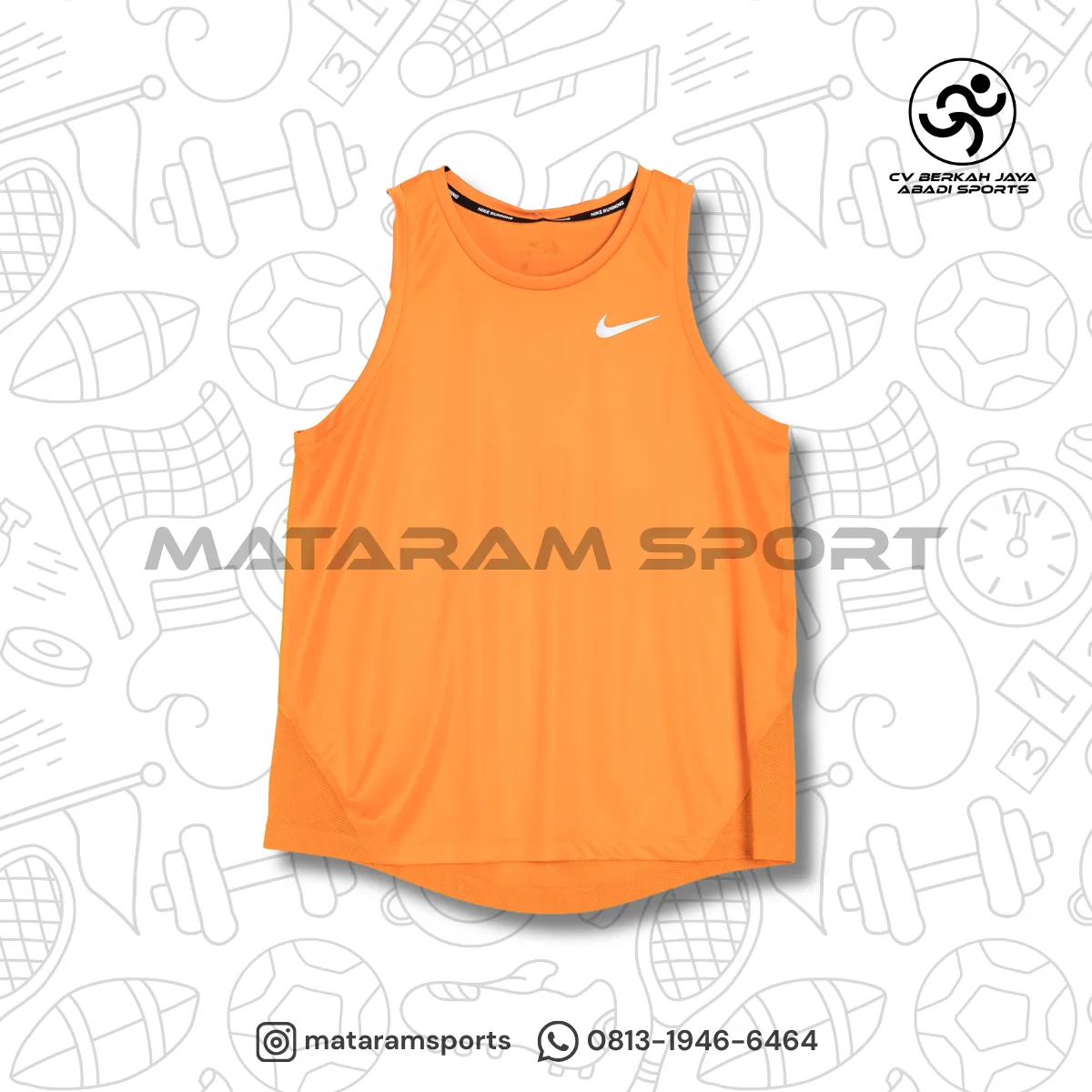 Kaos Singlet Nike Swift Dri-FIT Tank Top Lokal 2
