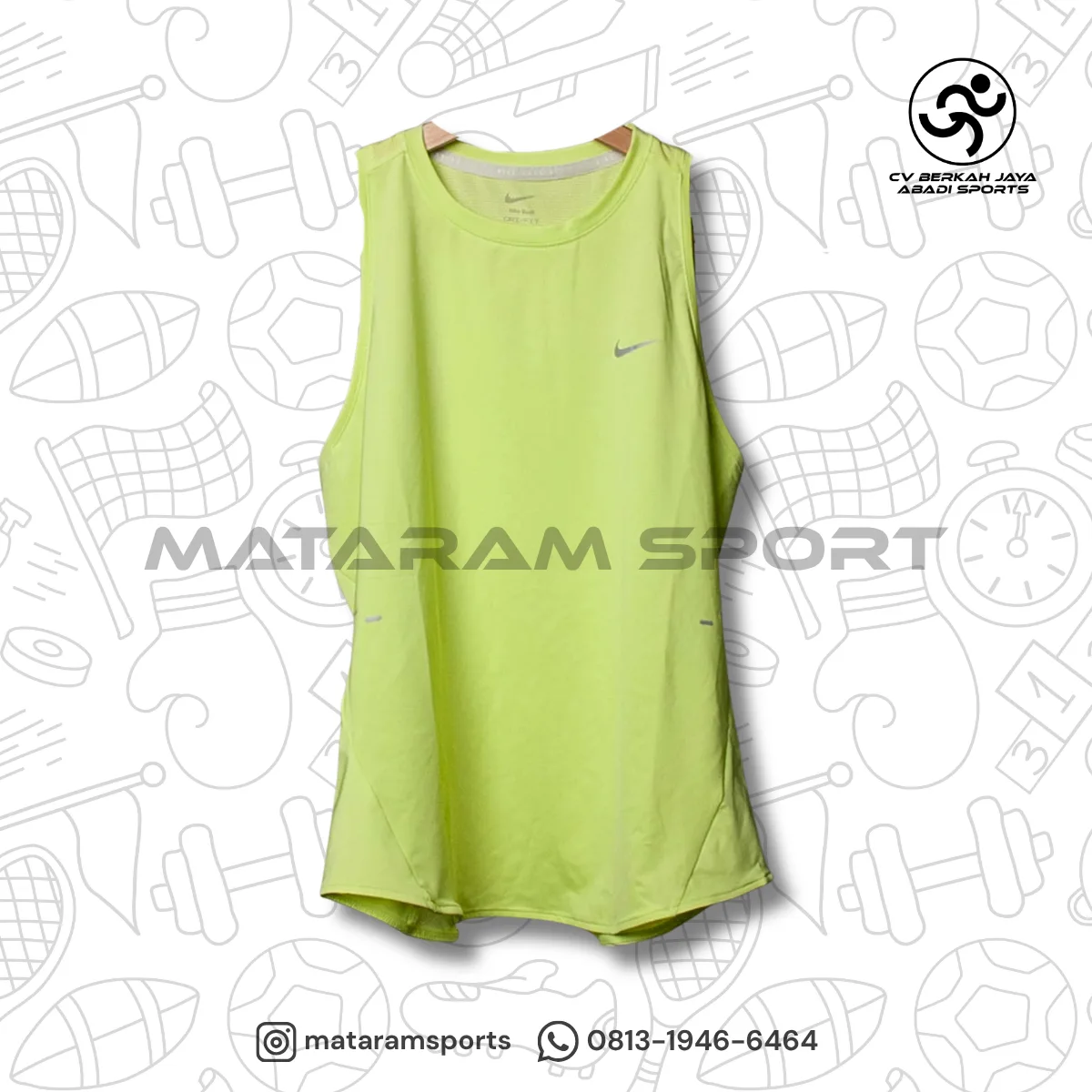 Kaos Singlet Nike Swift Dri-FIT Tank Top Lokal 3