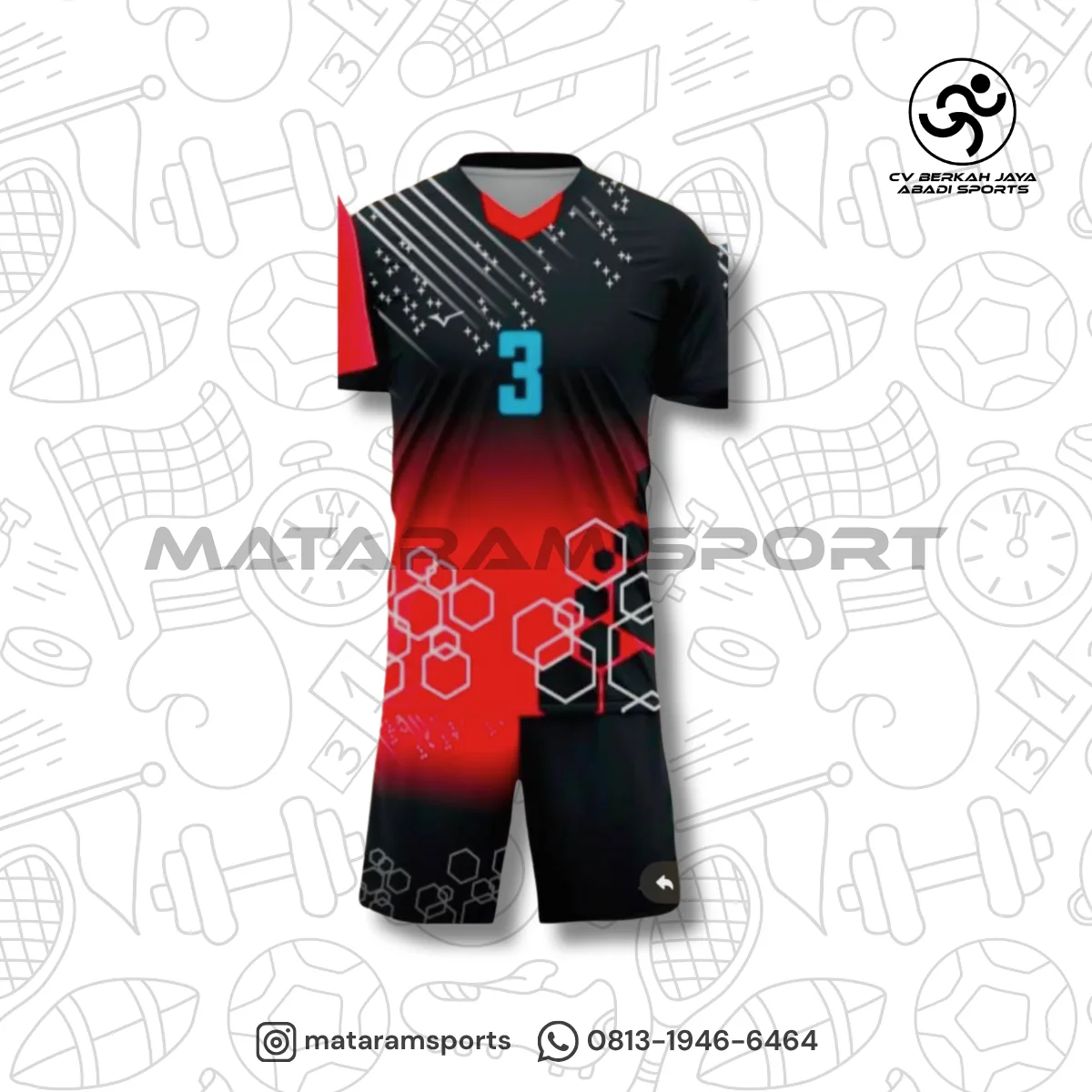 Kaos Tim Voli Mizuno 2