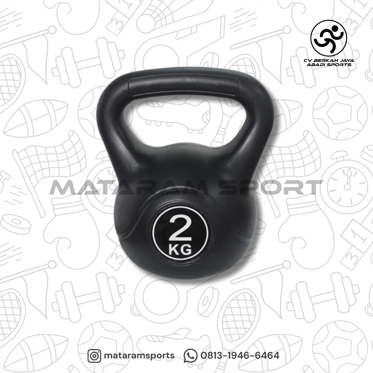 Kettlebell Dumbbell Barbel Angkat Beban Gym Fitness ROX  Deskripsi Singkat 2