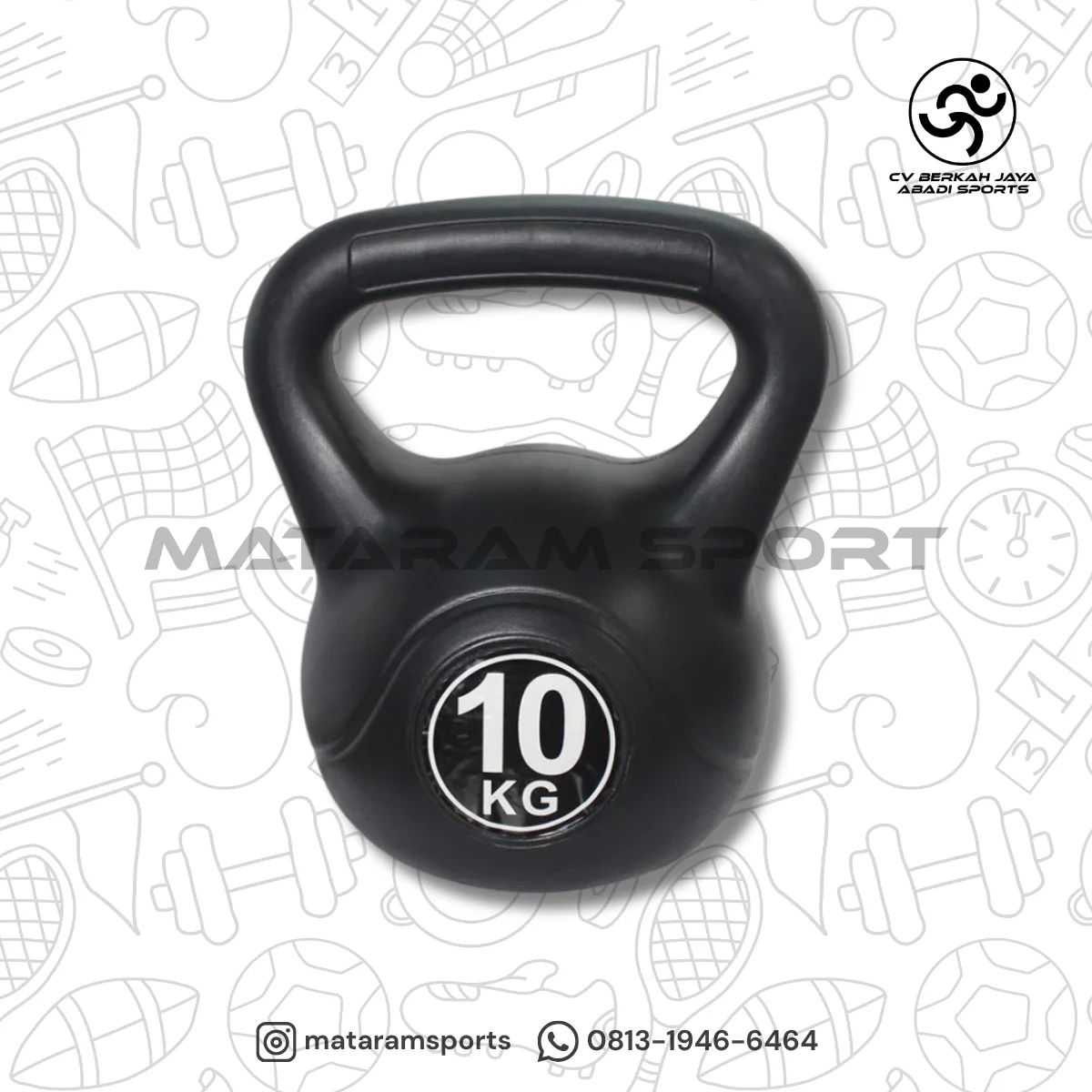 Kettlebell Dumbbell Barbel Angkat Beban Gym Fitness ROX  Deskripsi Singkat 6