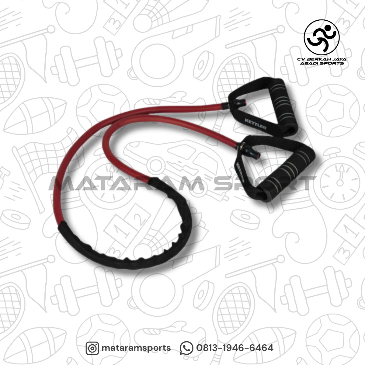 KETTLER Expander Tube Tension Tali Stretching 4