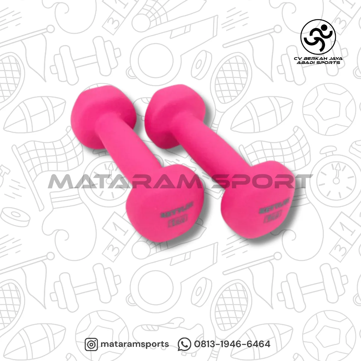 Kettler Neoprene Dumbell (2kg/pair) 2