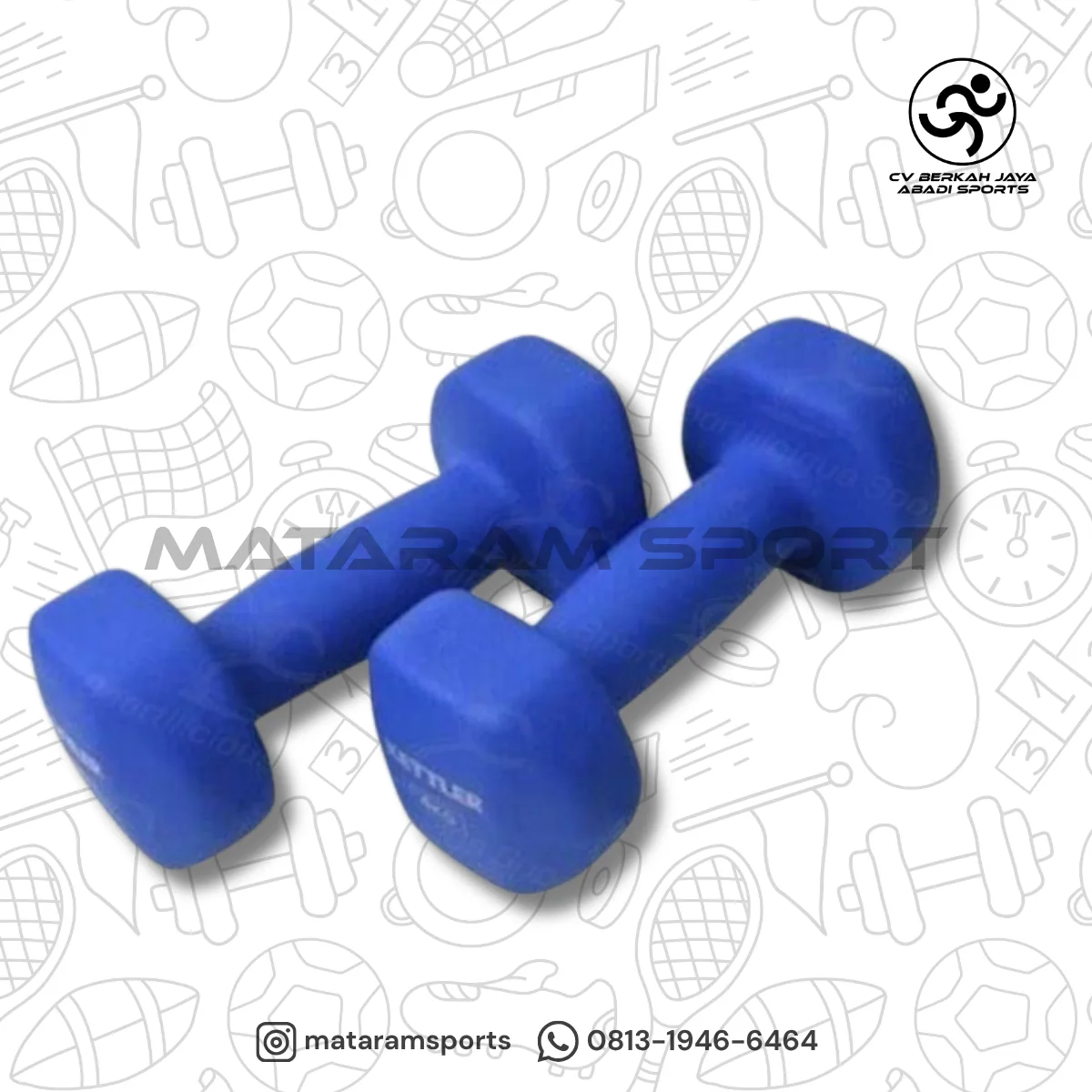 Kettler Neoprene Dumbell (2kg/pair) 3