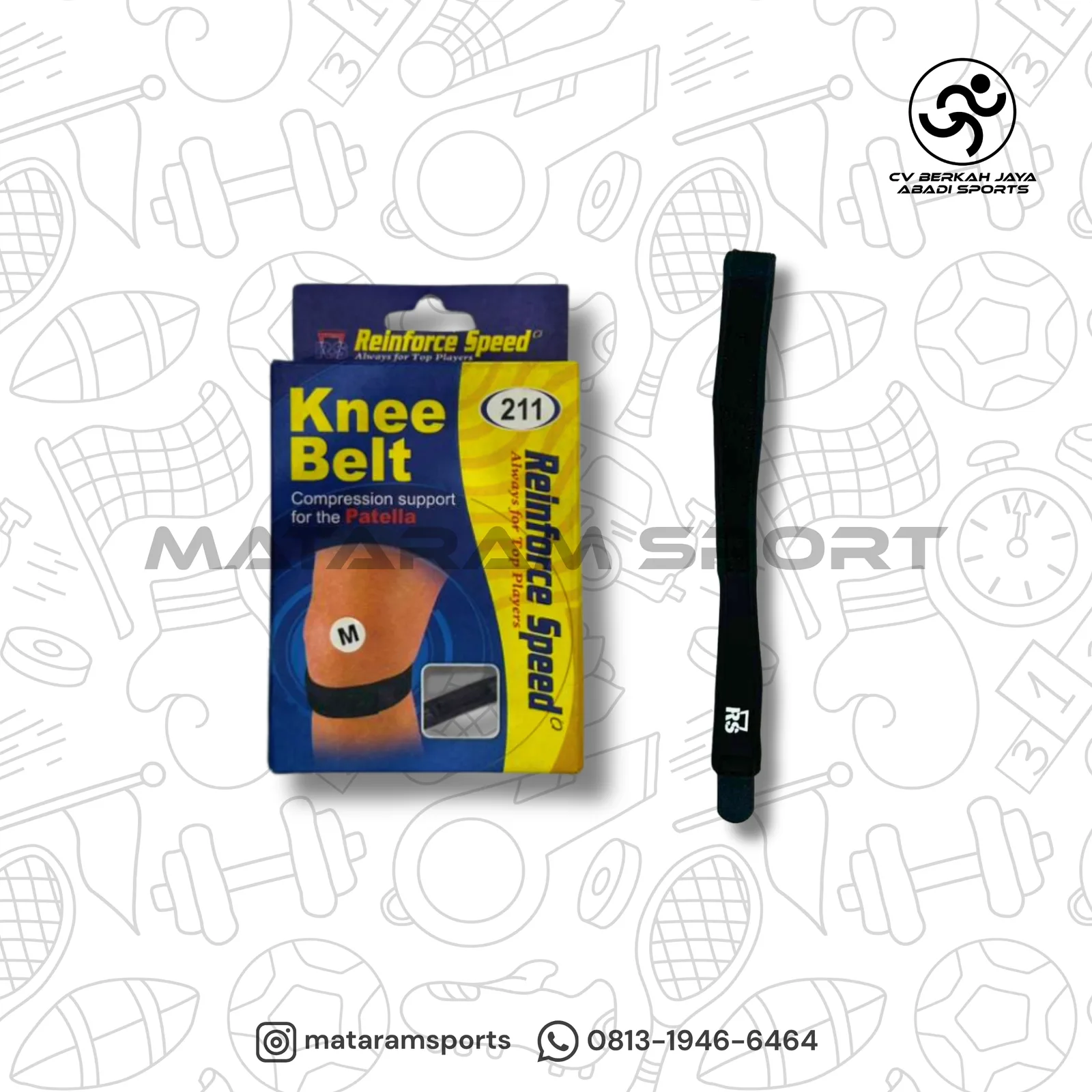 Knee Belt Reinforce Speed RS 211