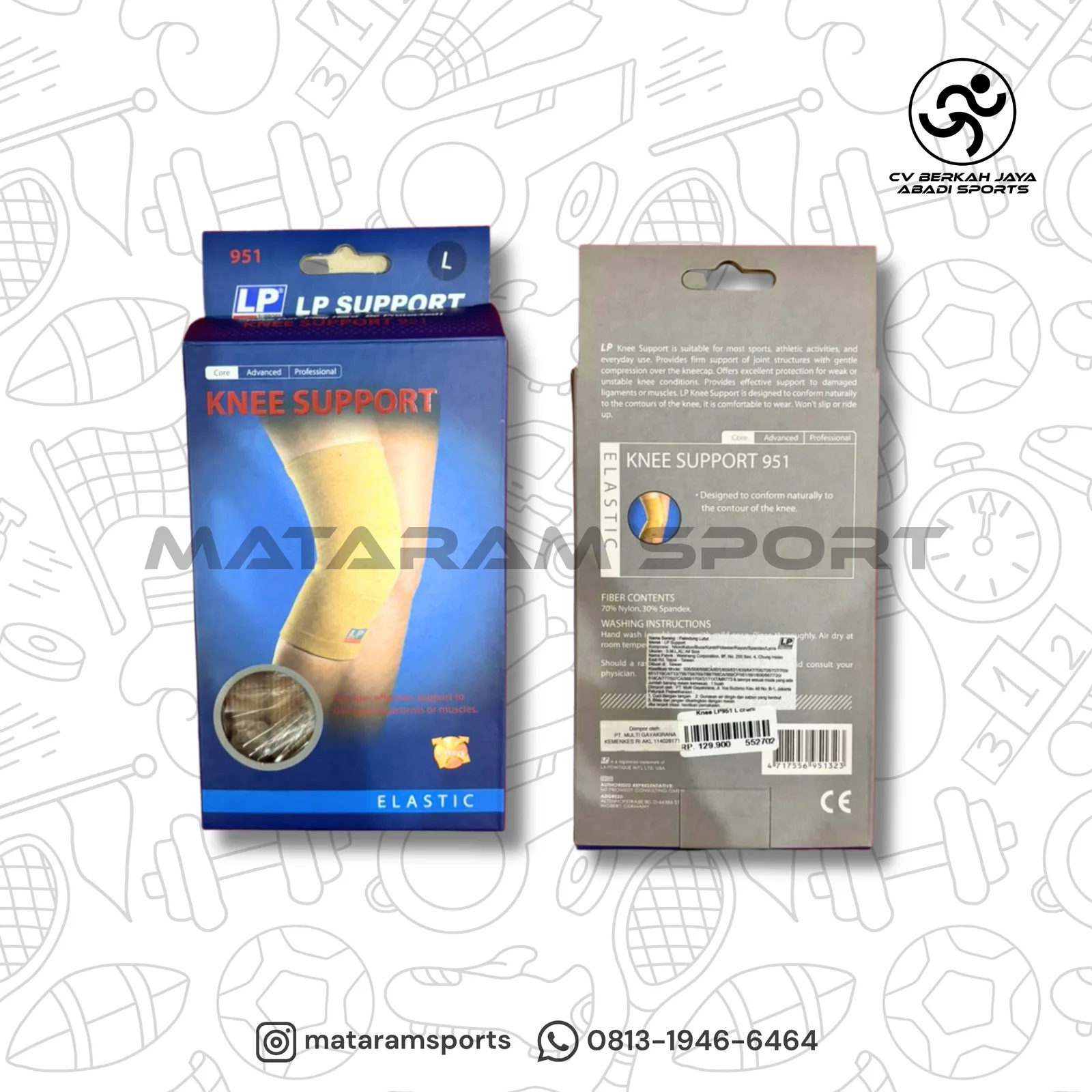Knee Support / Deker Lutut LP 951 2