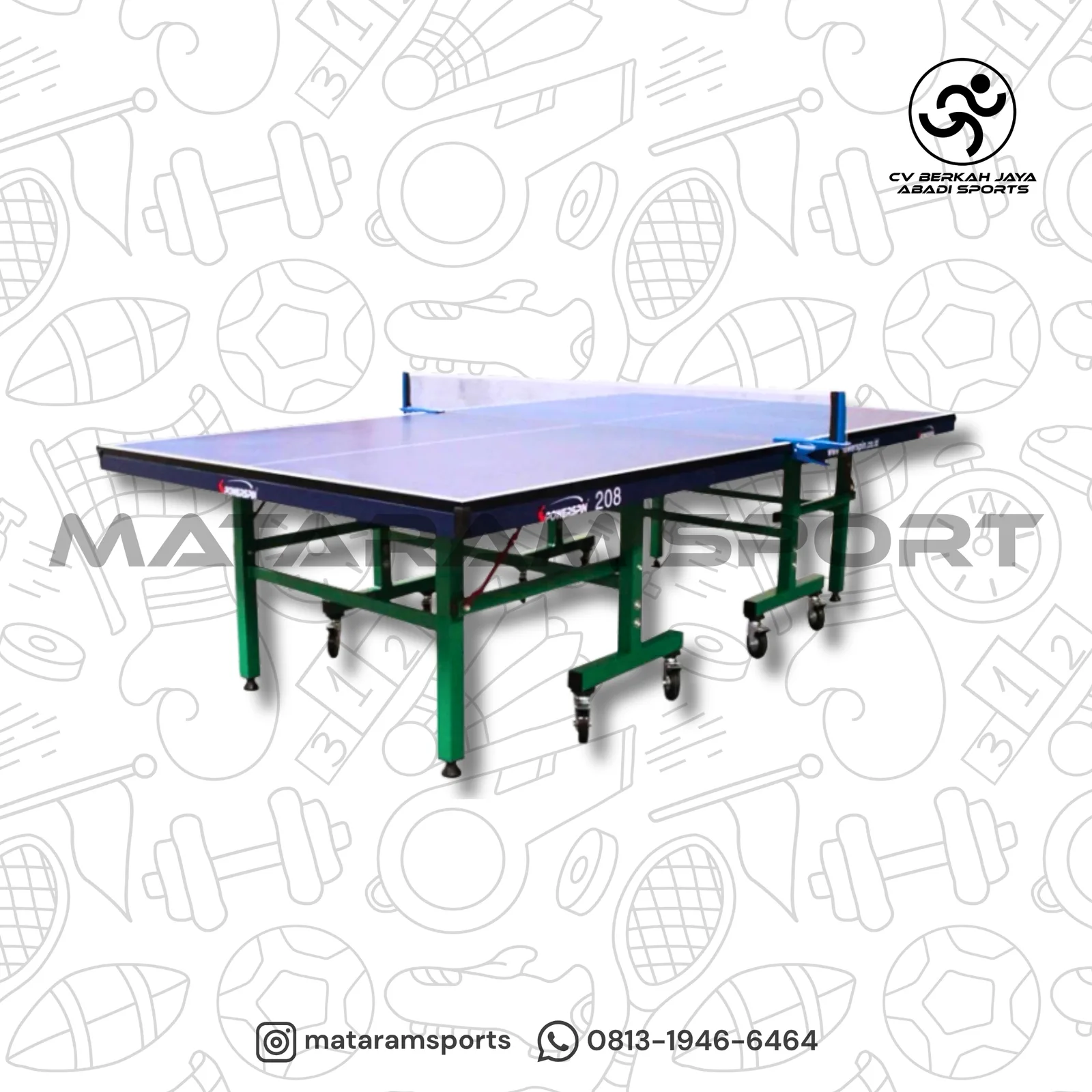 Meja Pingpong Powerspin 208