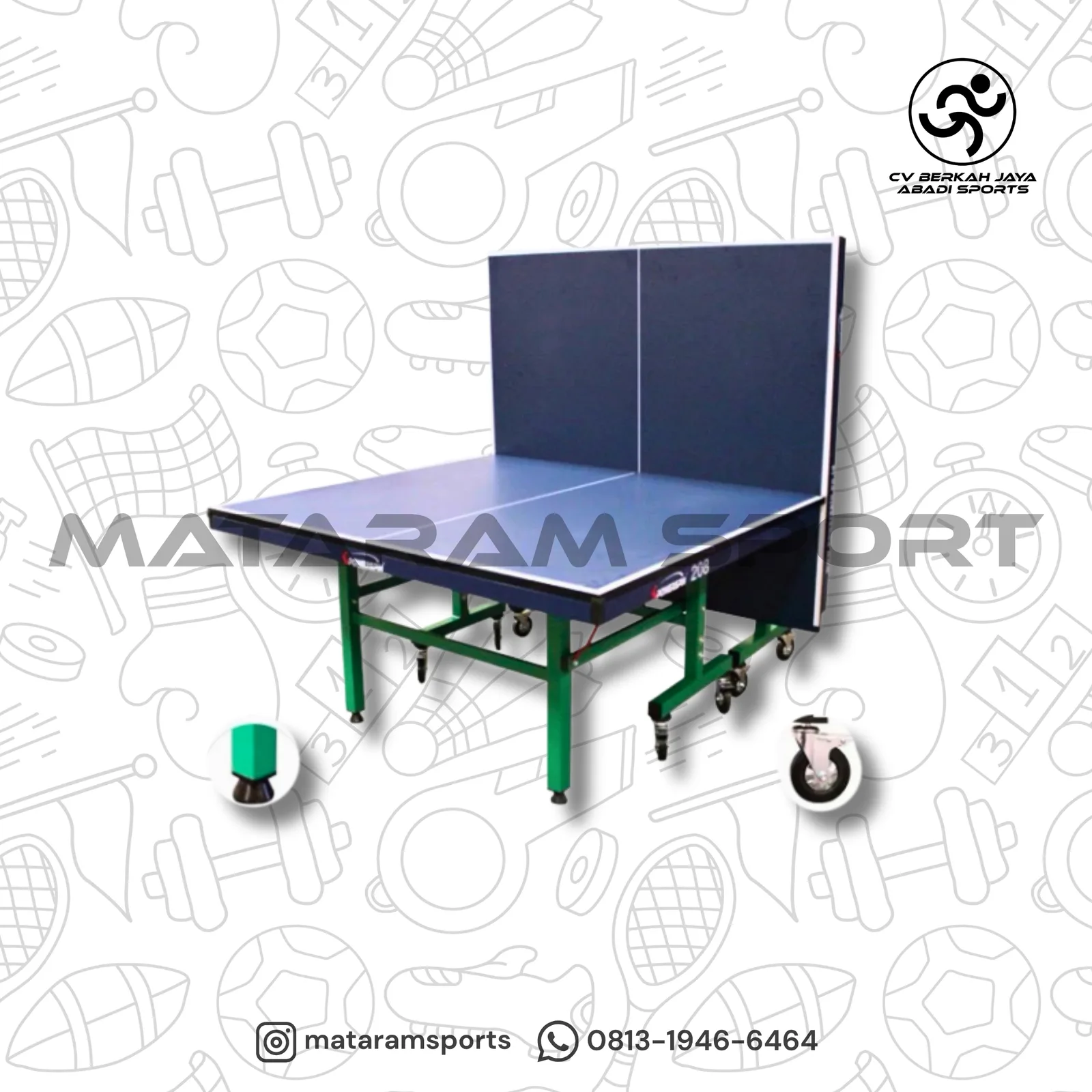 Meja Pingpong Powerspin 208 3