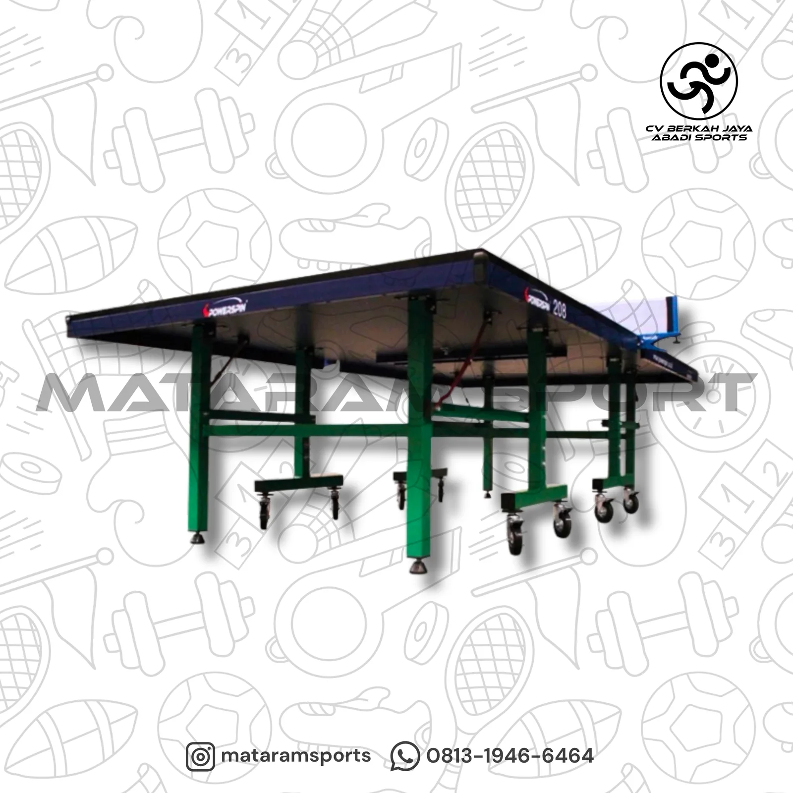 Meja Pingpong Powerspin 208 4