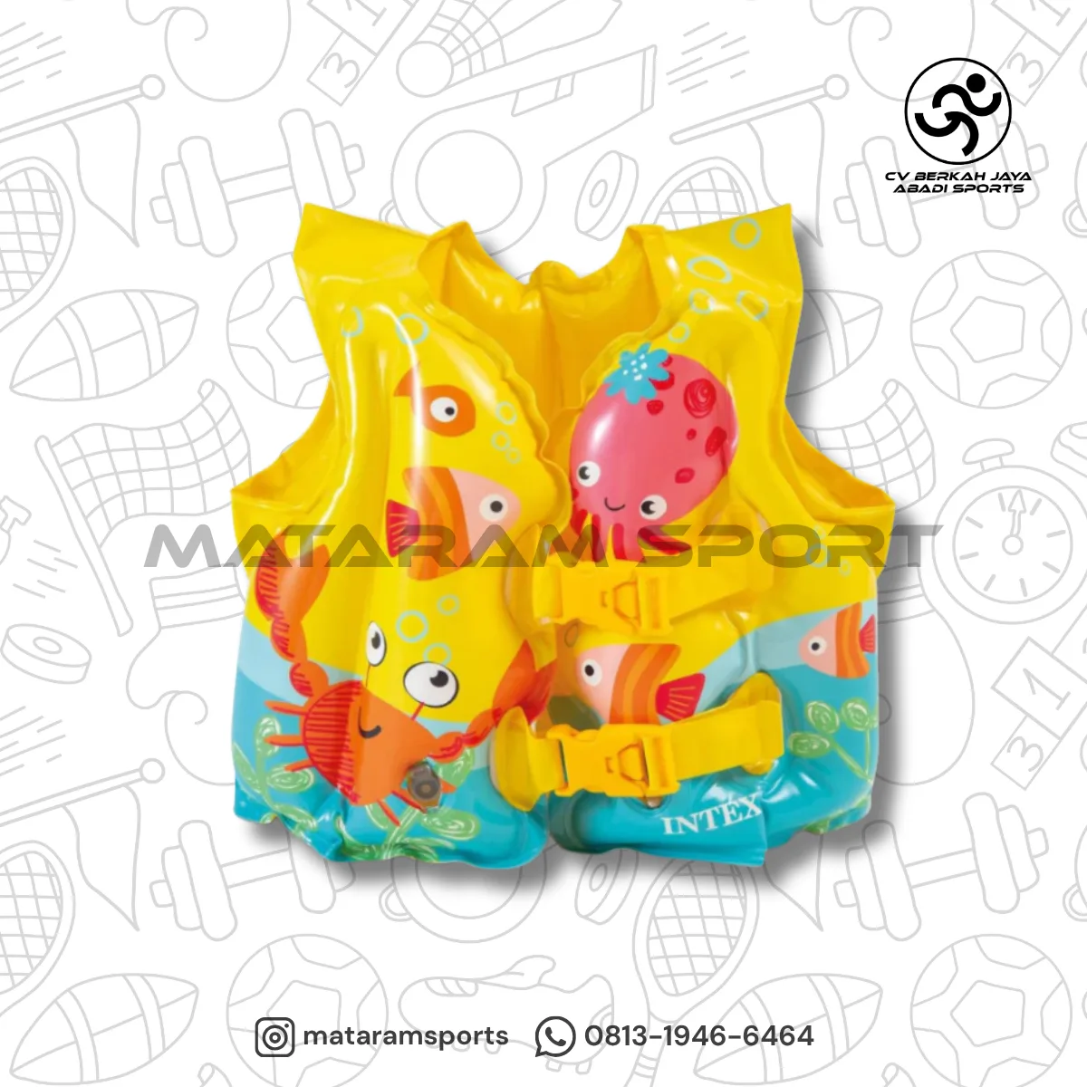 Pelampung Anak Rompi Renang INTEX Swim Vest Intex 59661
