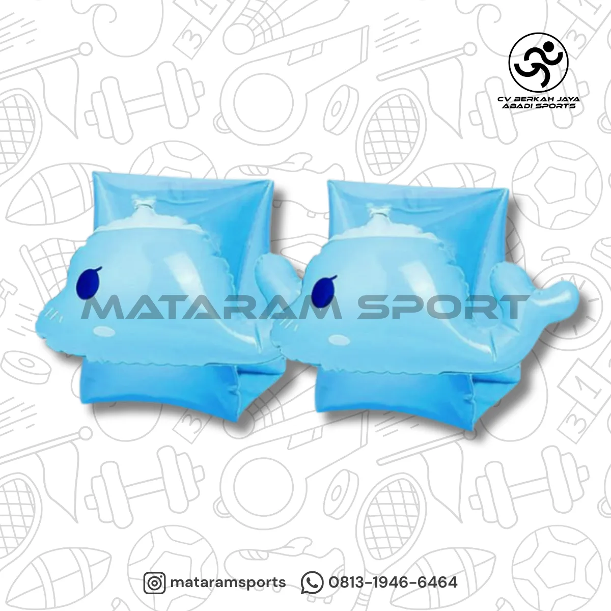 Pelampung Lengan Tangan Anak Arm Floaties Whale