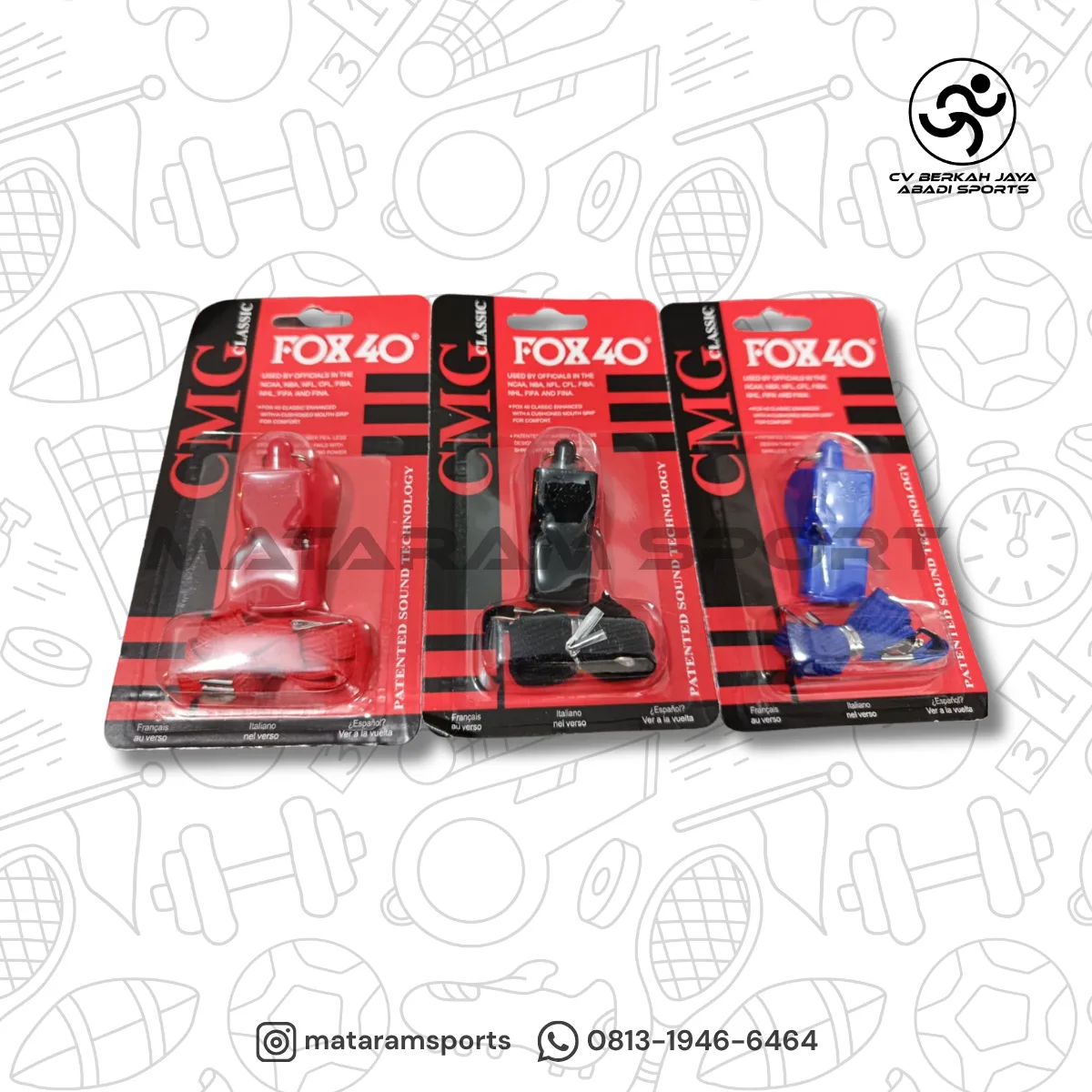 PELUIT WASIT FOX 40 CLASSIC CMG & LOKAL