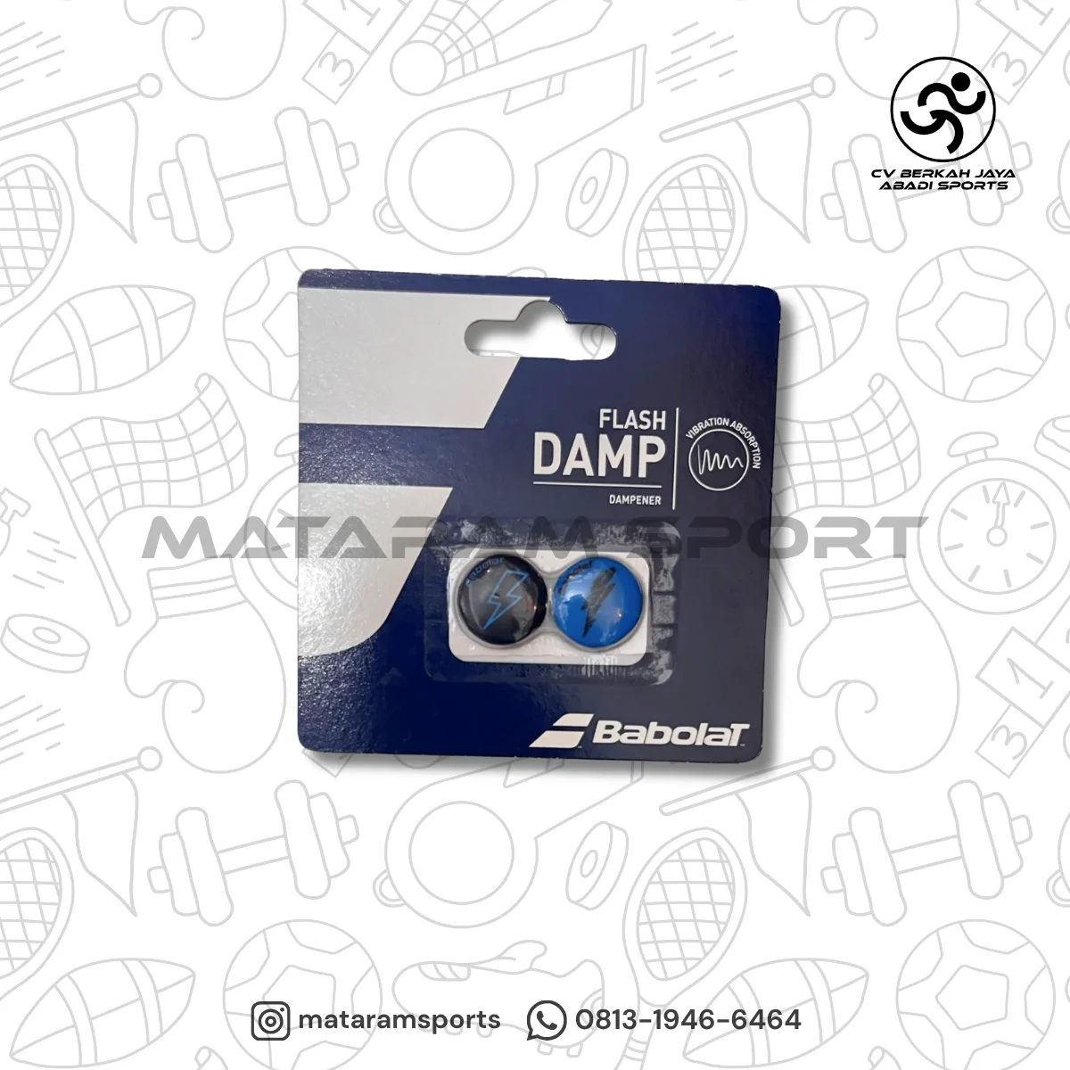 Peredam Raket Tenis Dampener BABOLAT FLASH