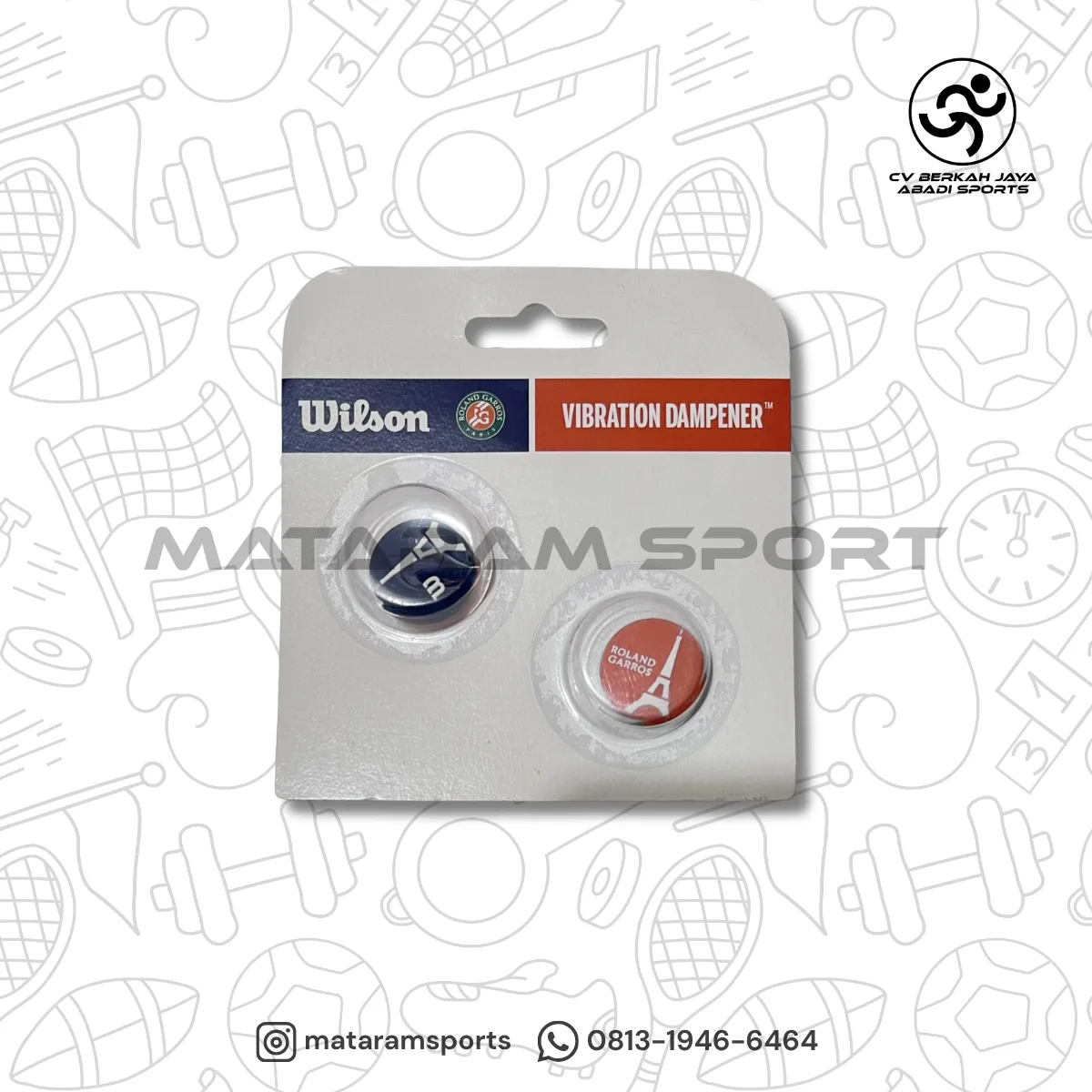 Peredam Tenis Wilson Roland Garros Dampener