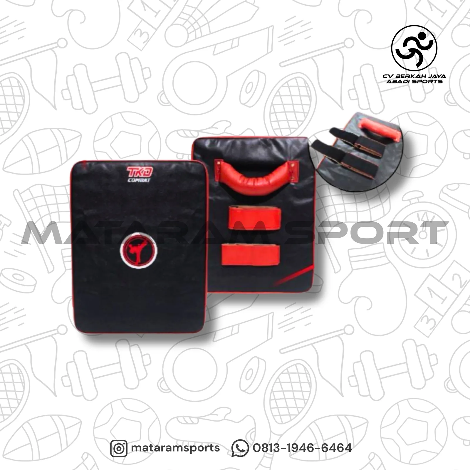 Punching Pad Kotak Target Tkd Combat 30x40 2