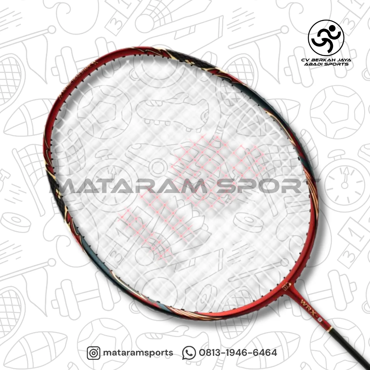 Raket Badminton Hi-Qua WRX-8 35 Lbs 2